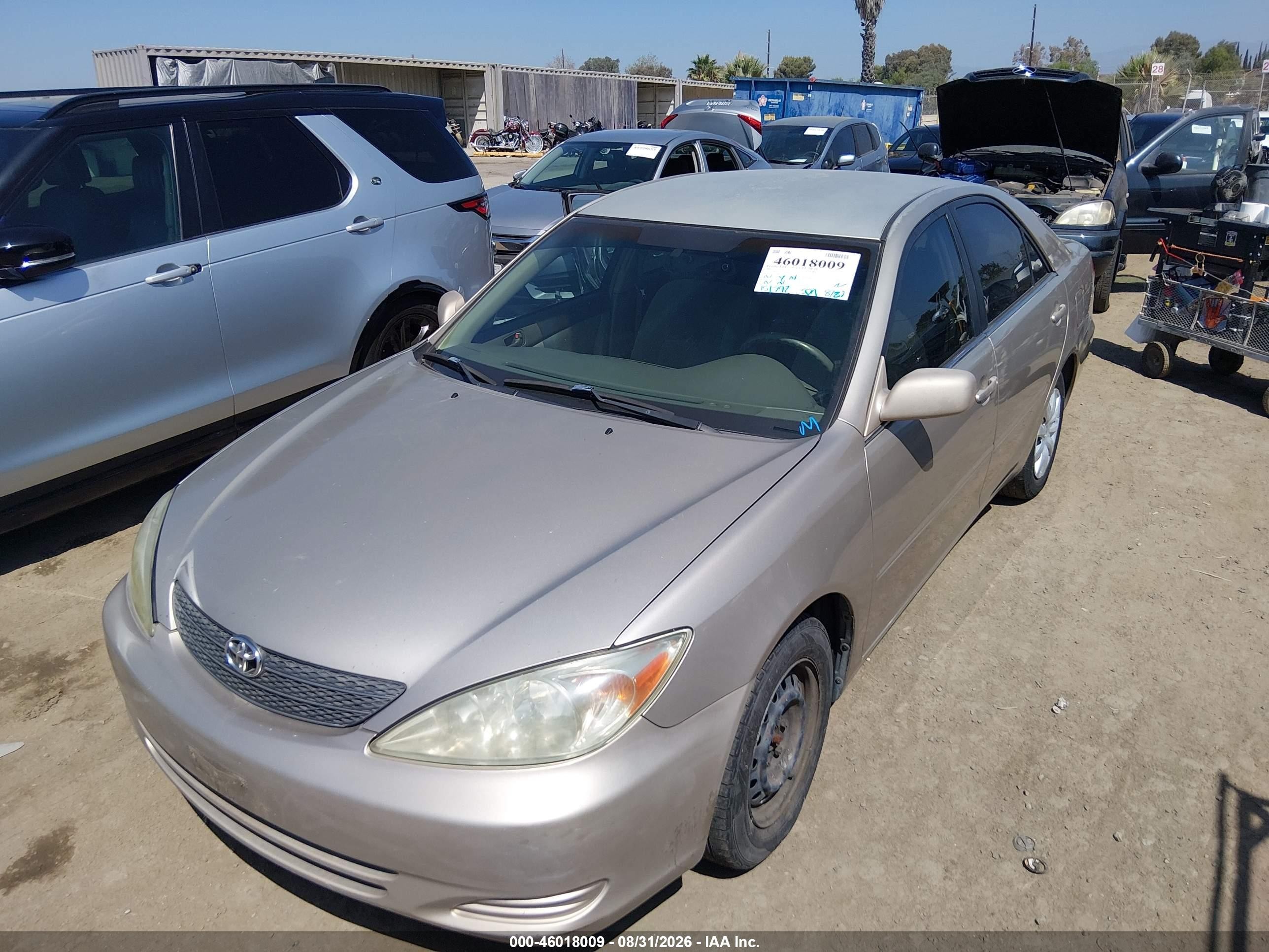 2003 Toyota Camry Le Gray vin: 4T1BE32K23U712917