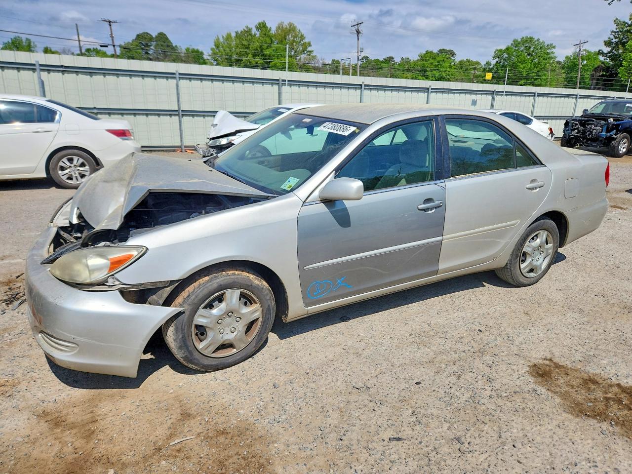 2003 Toyota Camry Le Gray vin: 4T1BE32K23U738983