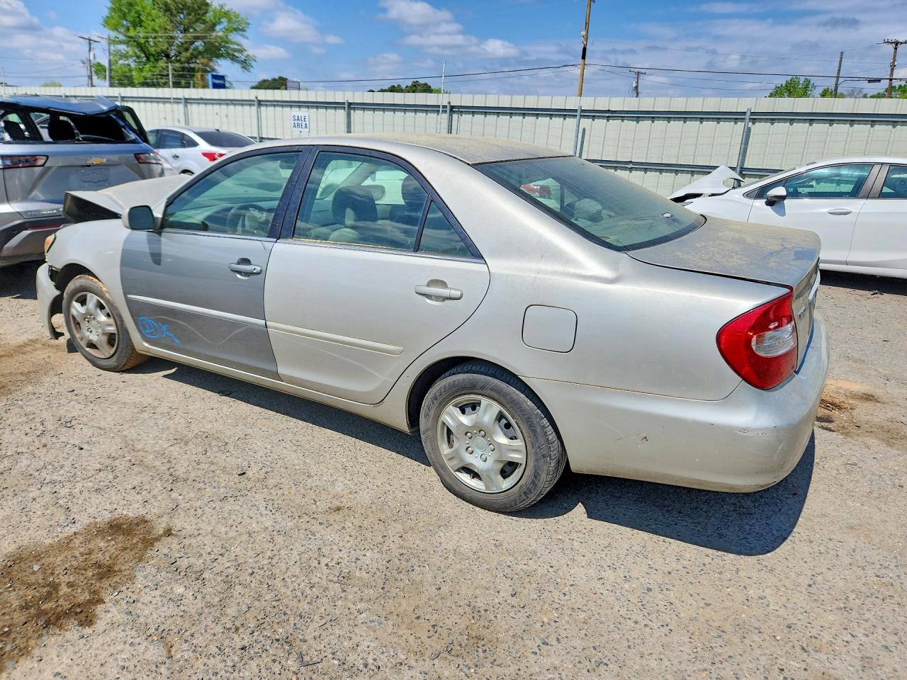 2003 Toyota Camry Le Gray vin: 4T1BE32K23U738983