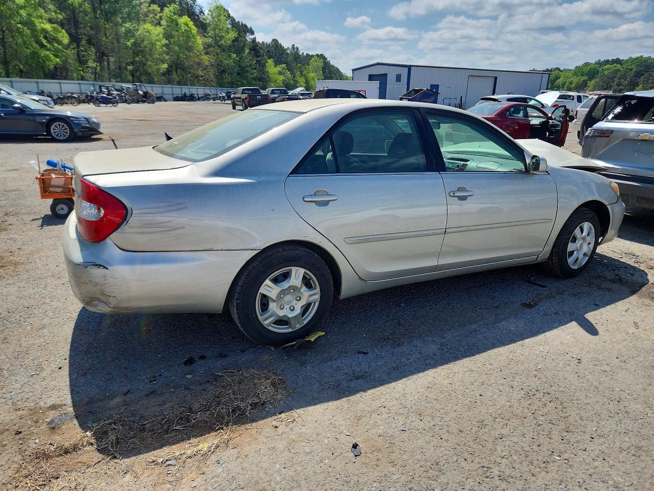 2003 Toyota Camry Le Gray vin: 4T1BE32K23U738983