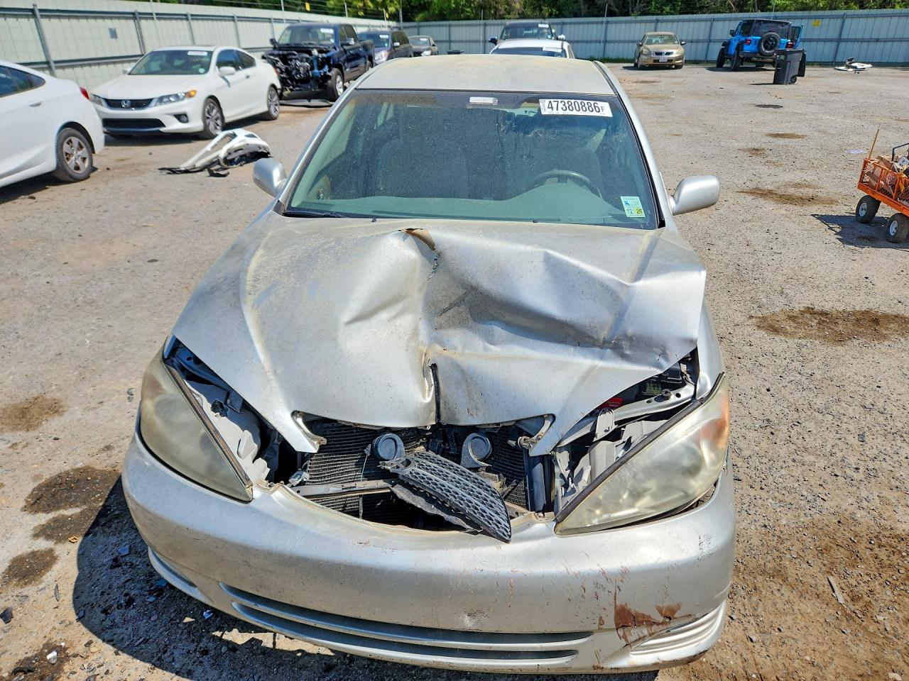2003 Toyota Camry Le Gray vin: 4T1BE32K23U738983