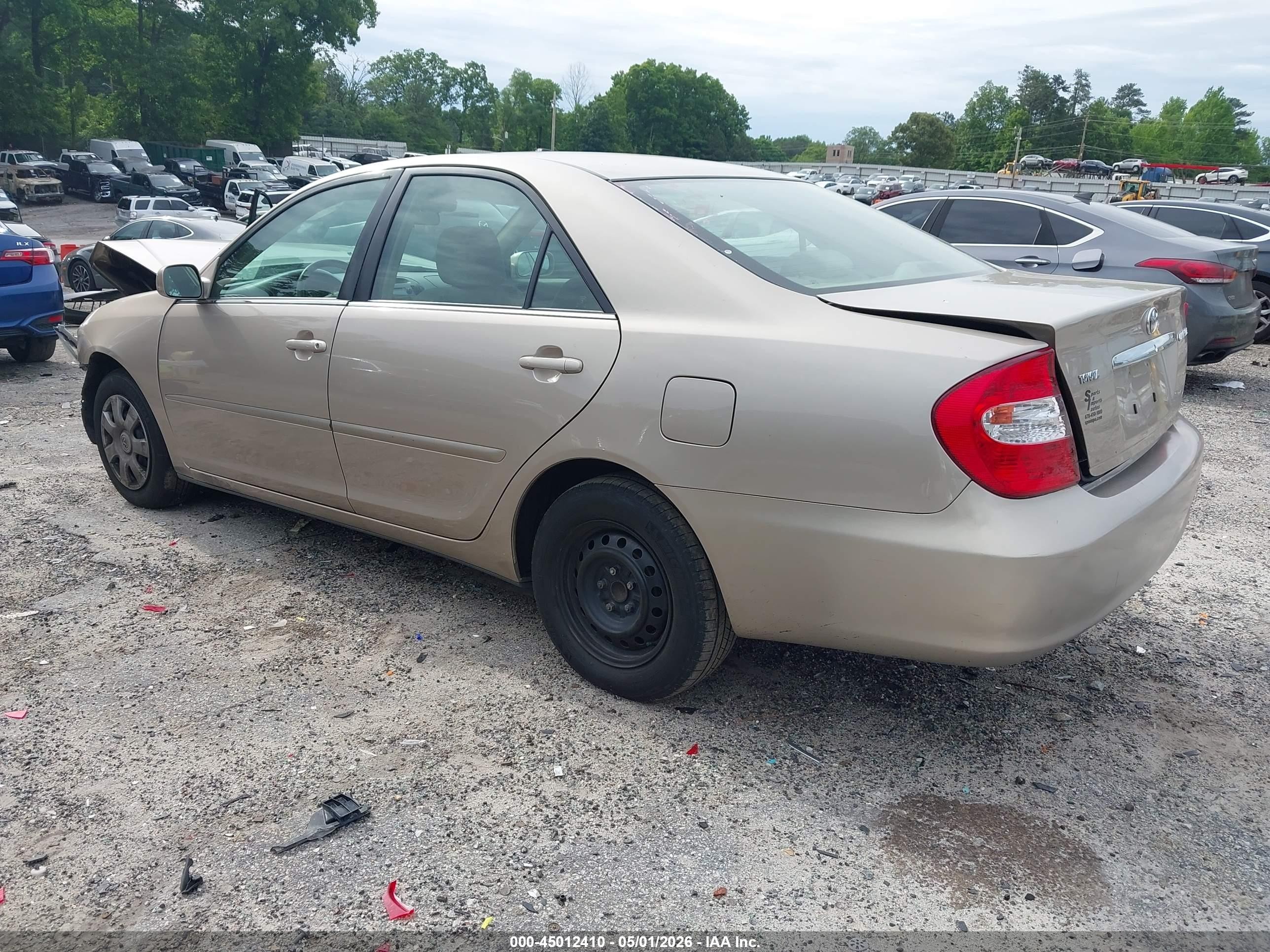 2004 Toyota Camry Le/se/std/xle Желто-коричневый vin: 4T1BE32K24U299995