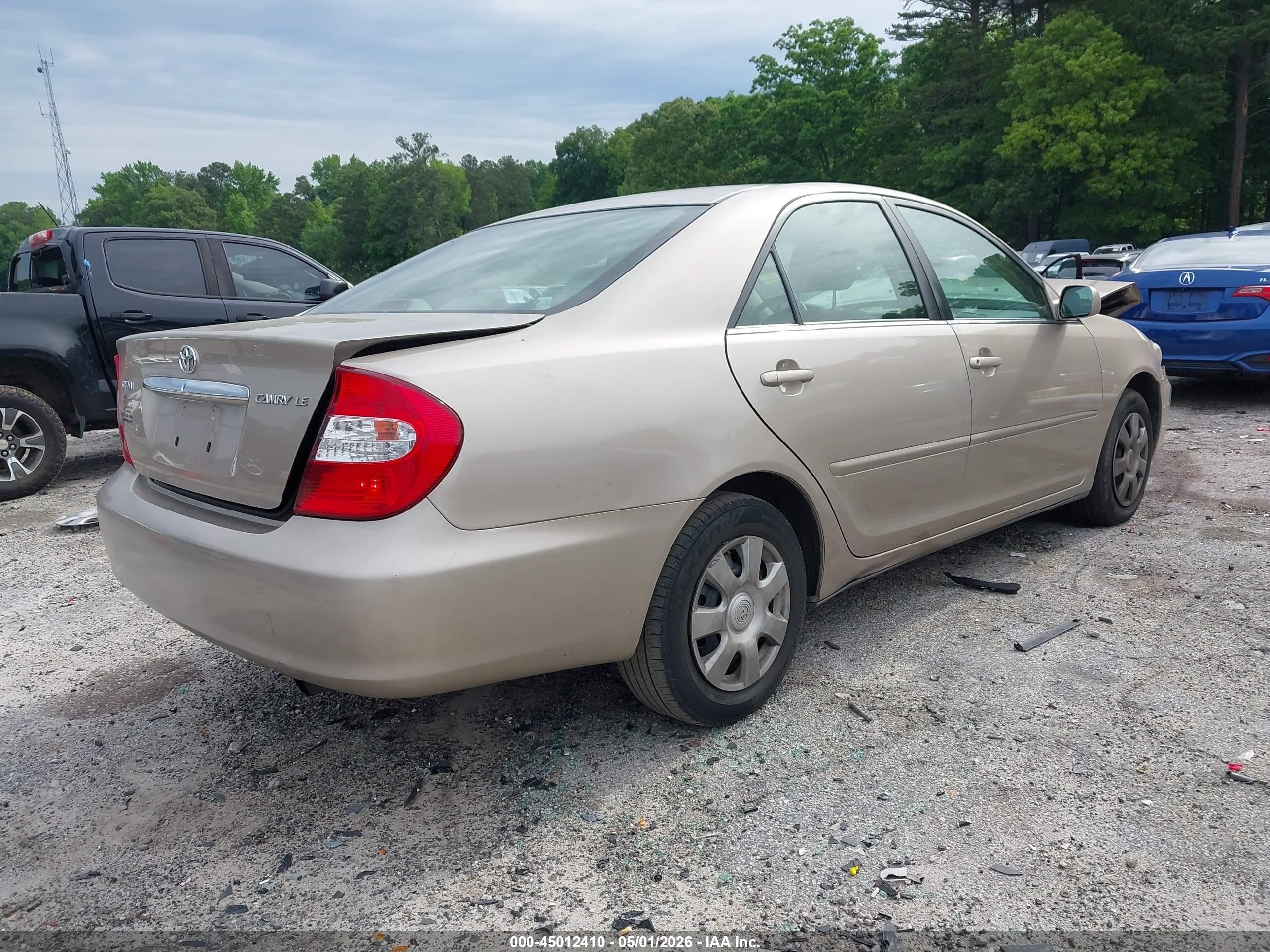 2004 Toyota Camry Le/se/std/xle Желто-коричневый vin: 4T1BE32K24U299995