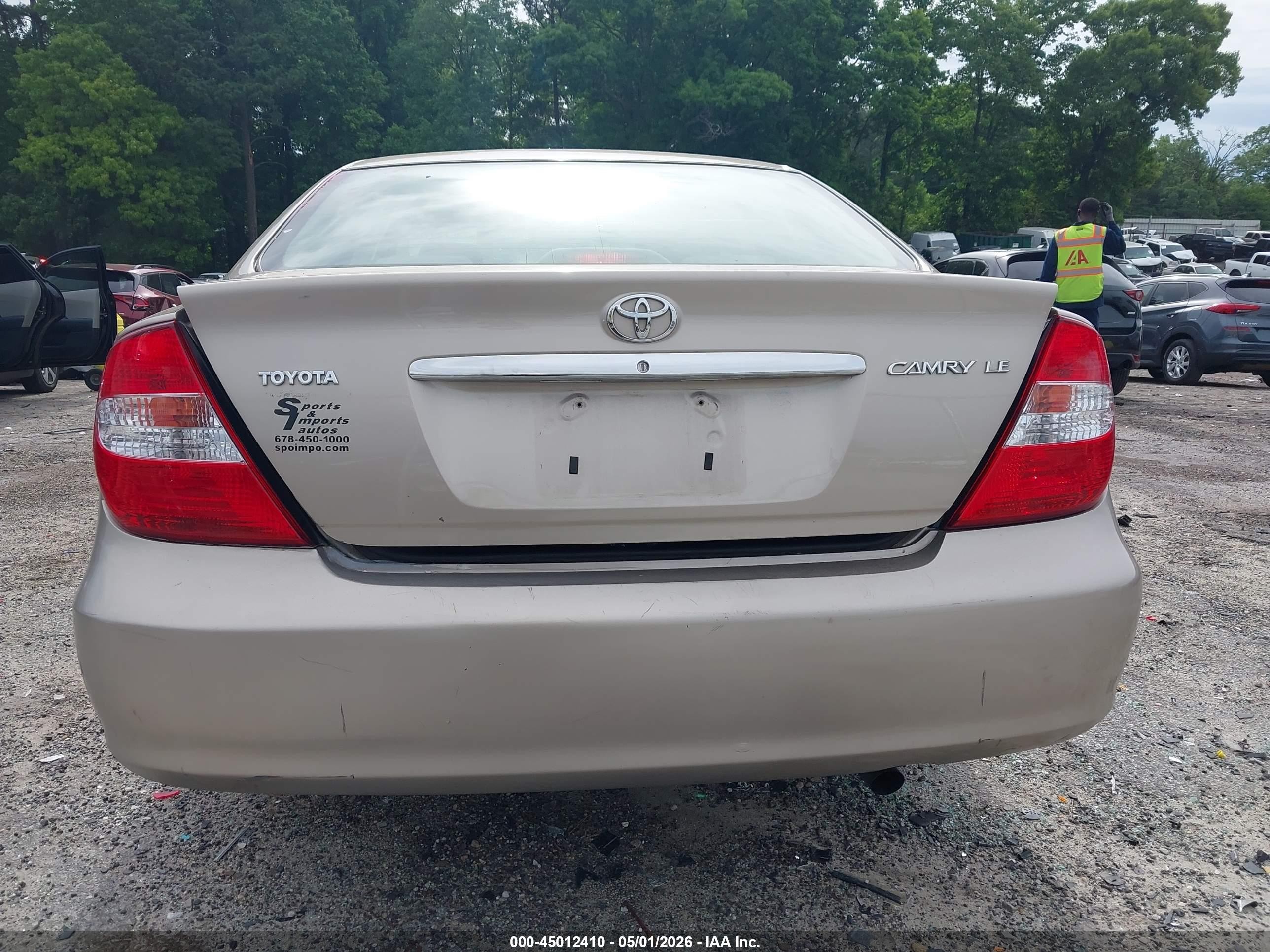 2004 Toyota Camry Le/se/std/xle Желто-коричневый vin: 4T1BE32K24U299995