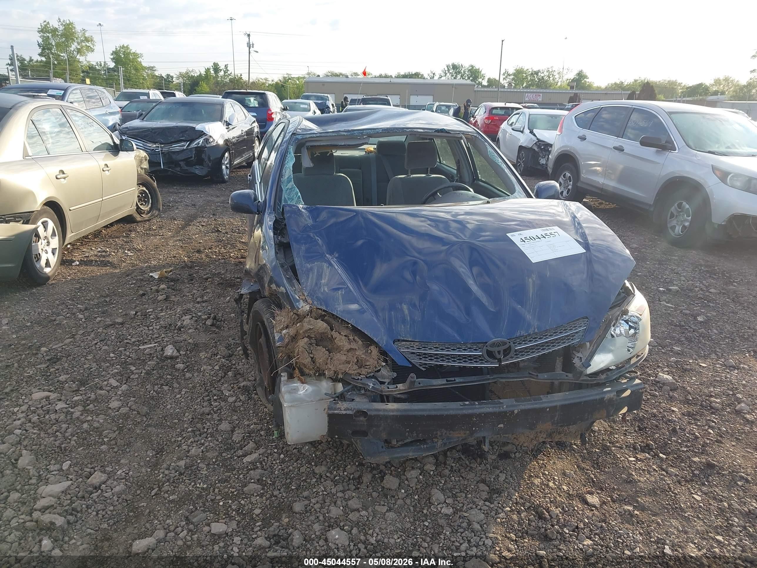 2004 Toyota Camry Le Синий vin: 4T1BE32K24U356373