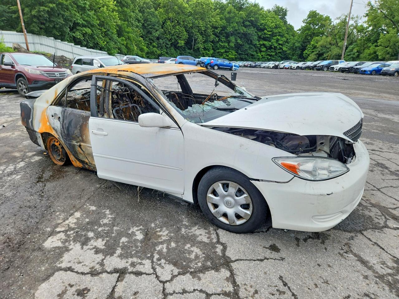 2004 Toyota Camry Le Пожар vin: 4T1BE32K24U362240