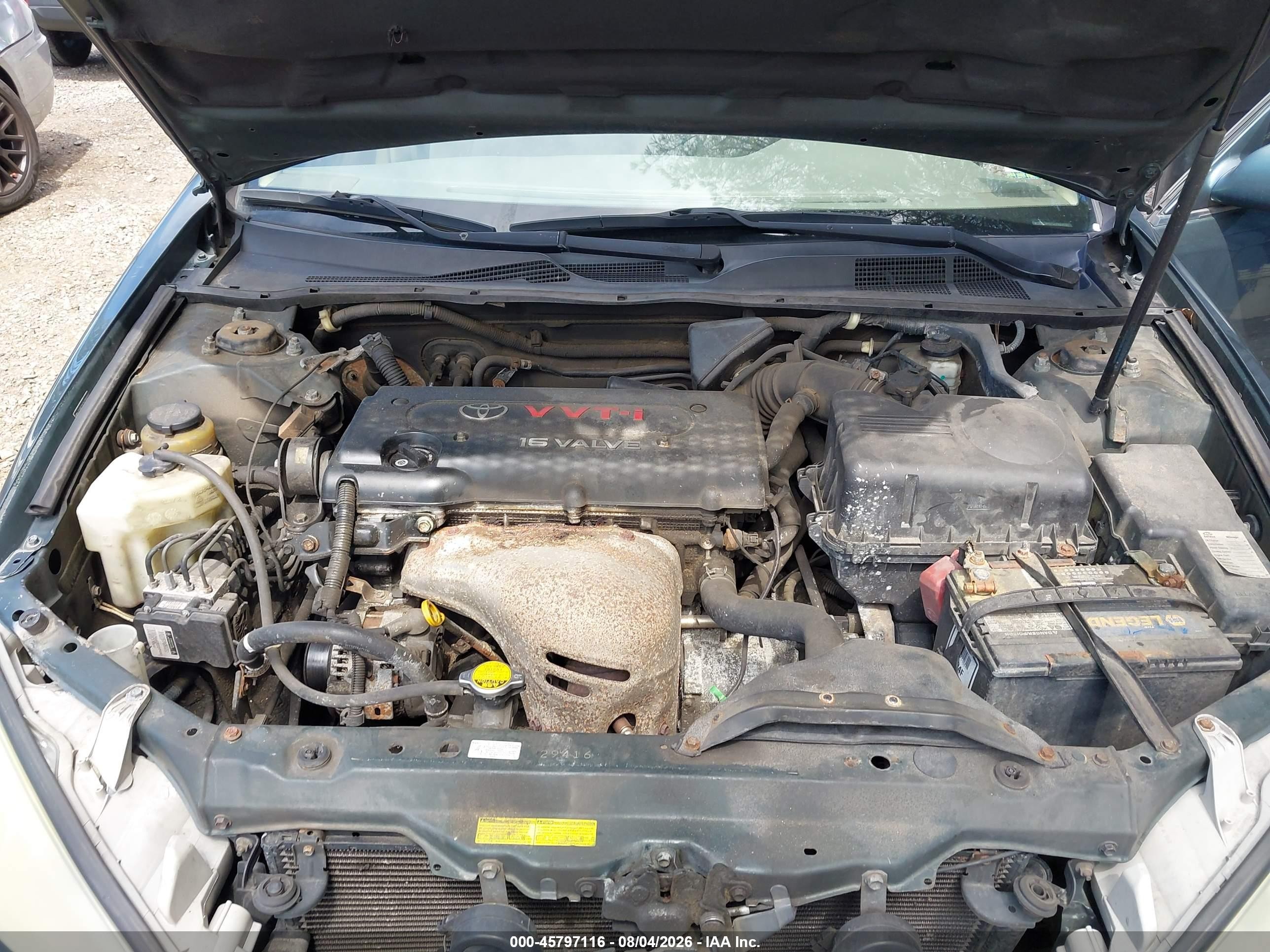 2004 Toyota Camry Le Green vin: 4T1BE32K24U368717