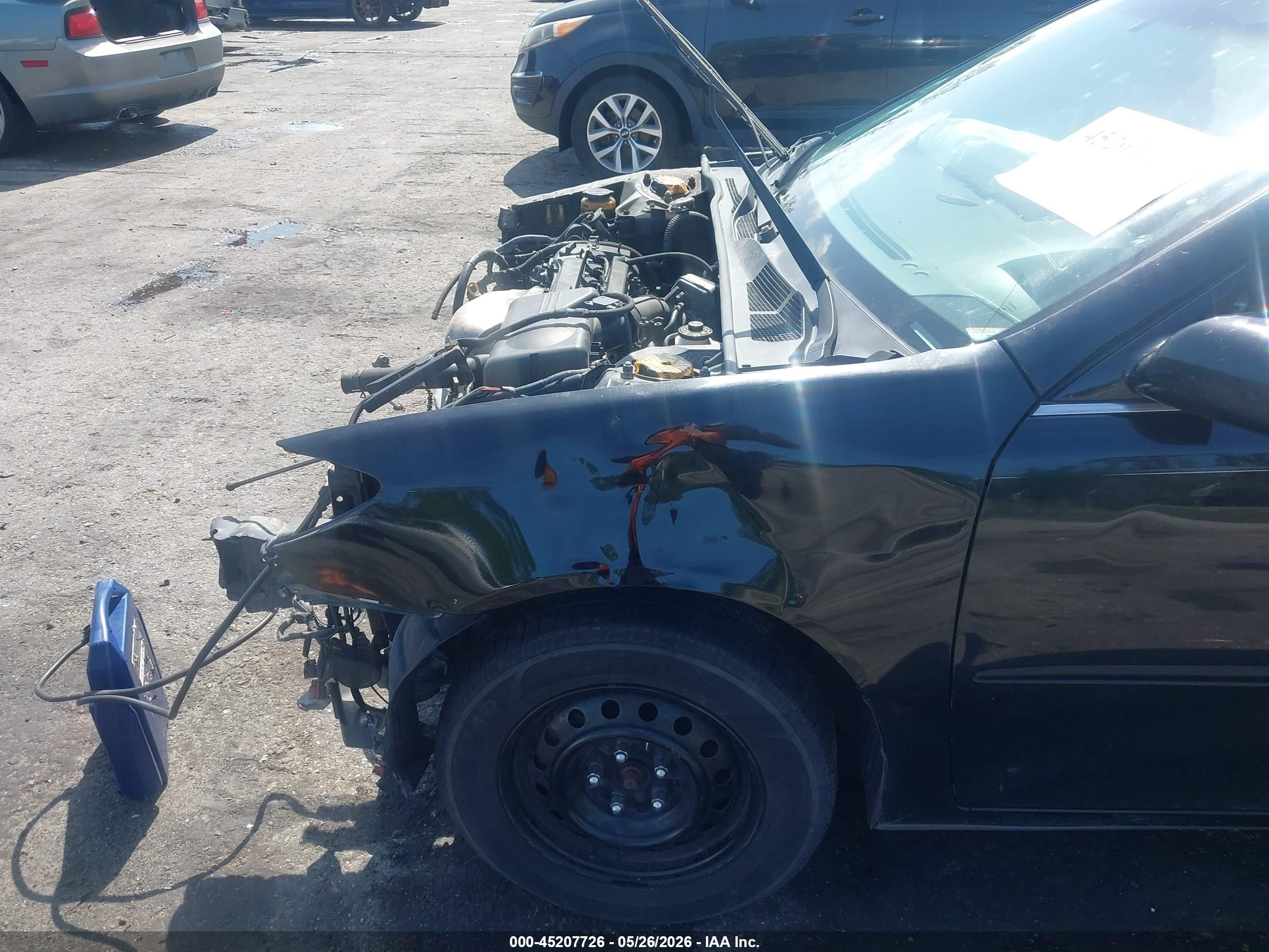 2004 Toyota Camry Le Черный vin: 4T1BE32K24U374789