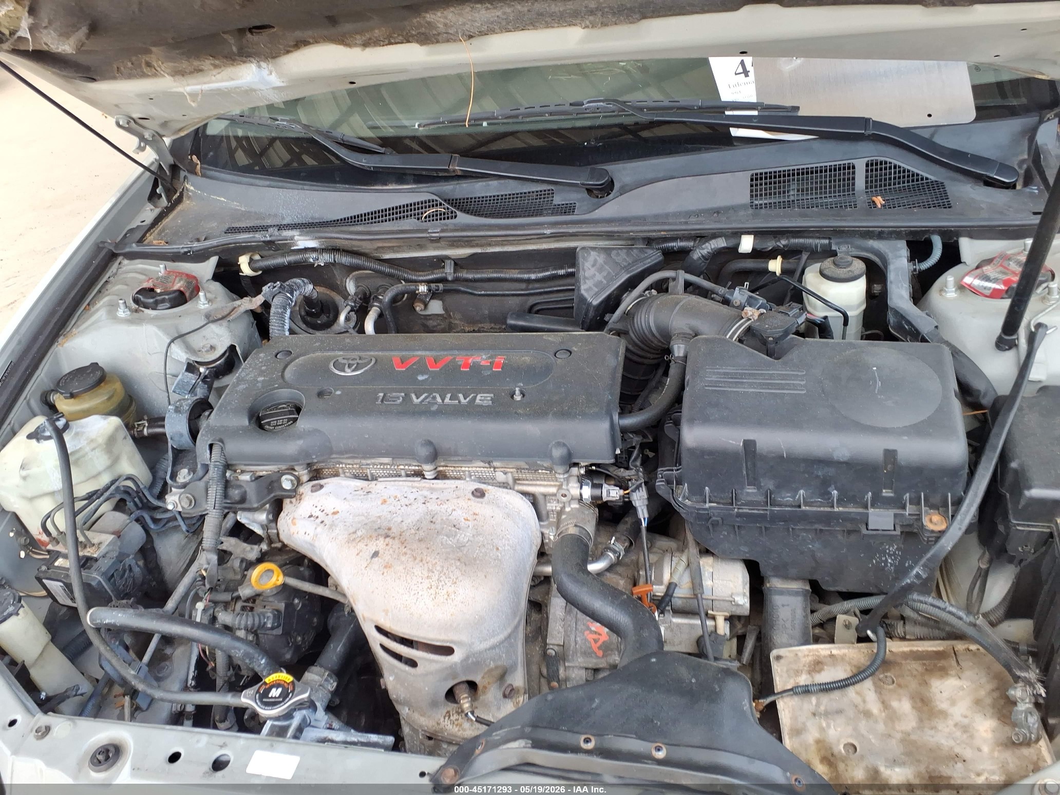 2004 Toyota Camry Le Серый vin: 4T1BE32K24U835599