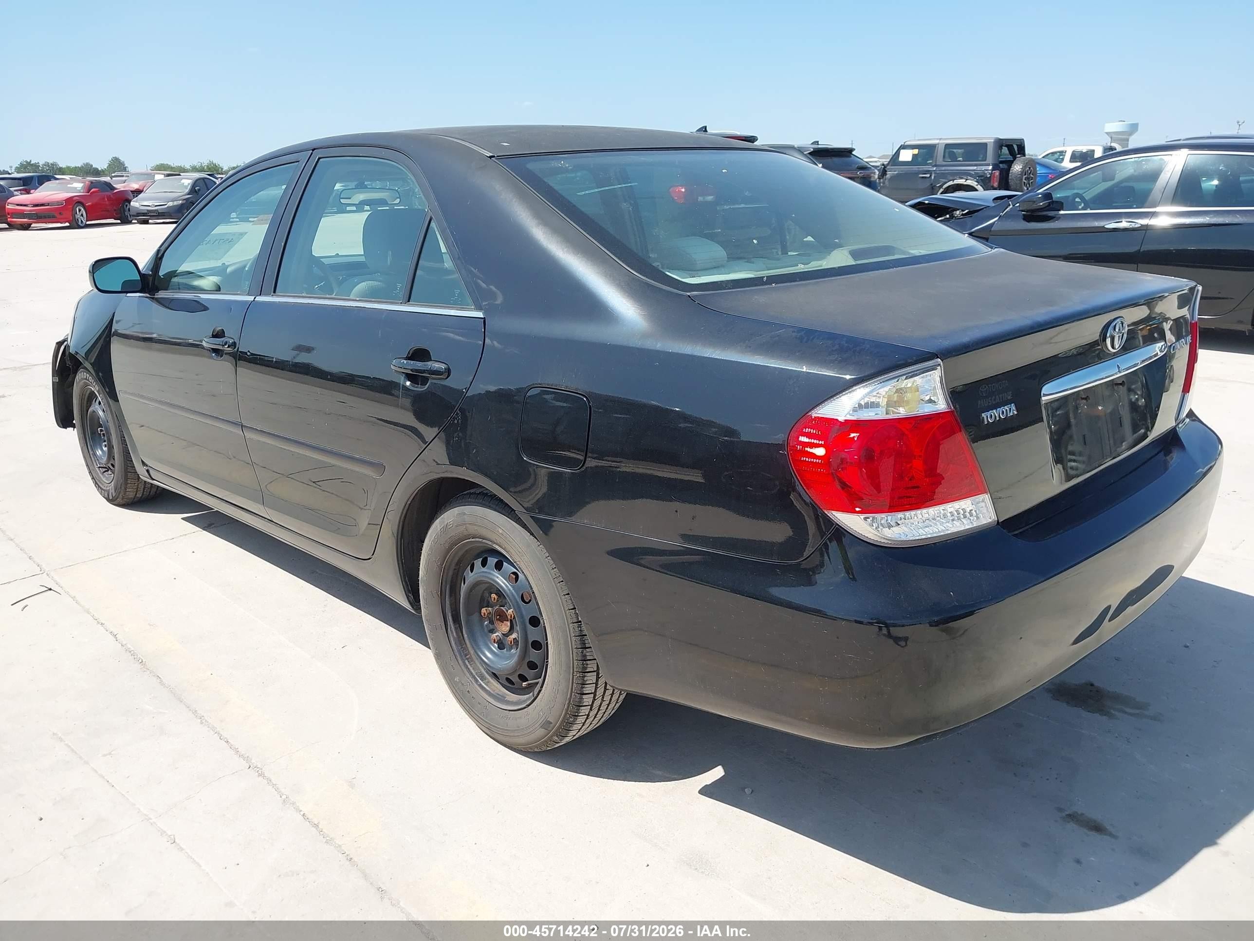 2005 Toyota Camry Le Black vin: 4T1BE32K25U003780