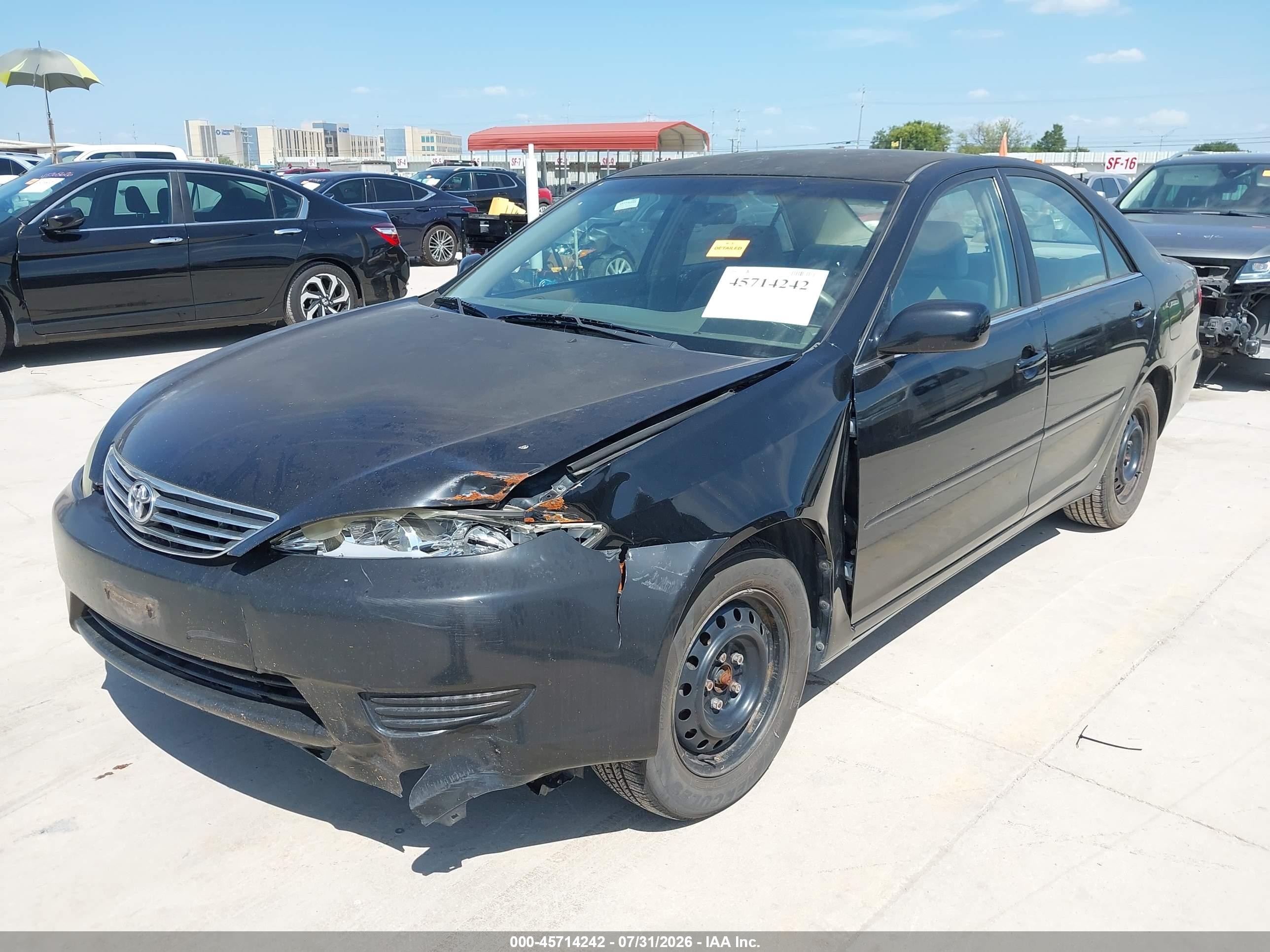 2005 Toyota Camry Le Black vin: 4T1BE32K25U003780