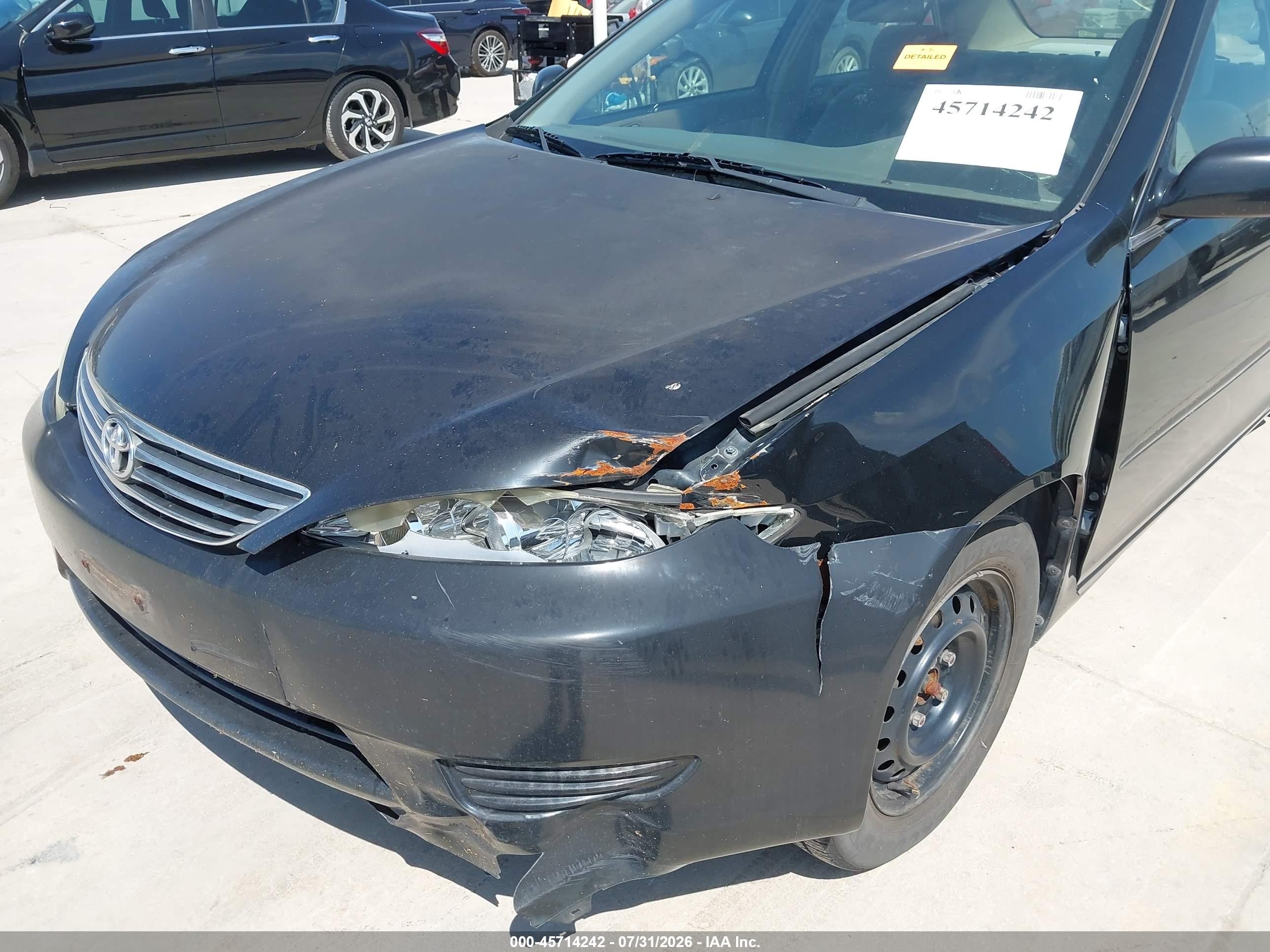 2005 Toyota Camry Le Black vin: 4T1BE32K25U003780
