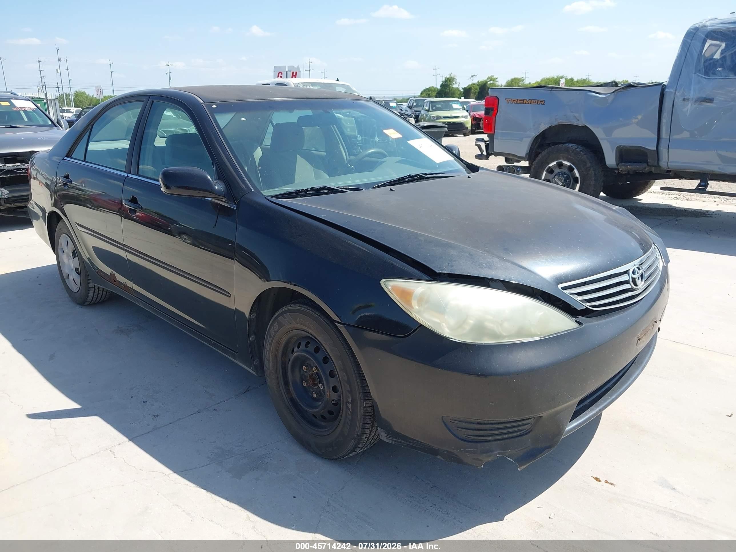 2005 Toyota Camry Le Black vin: 4T1BE32K25U003780