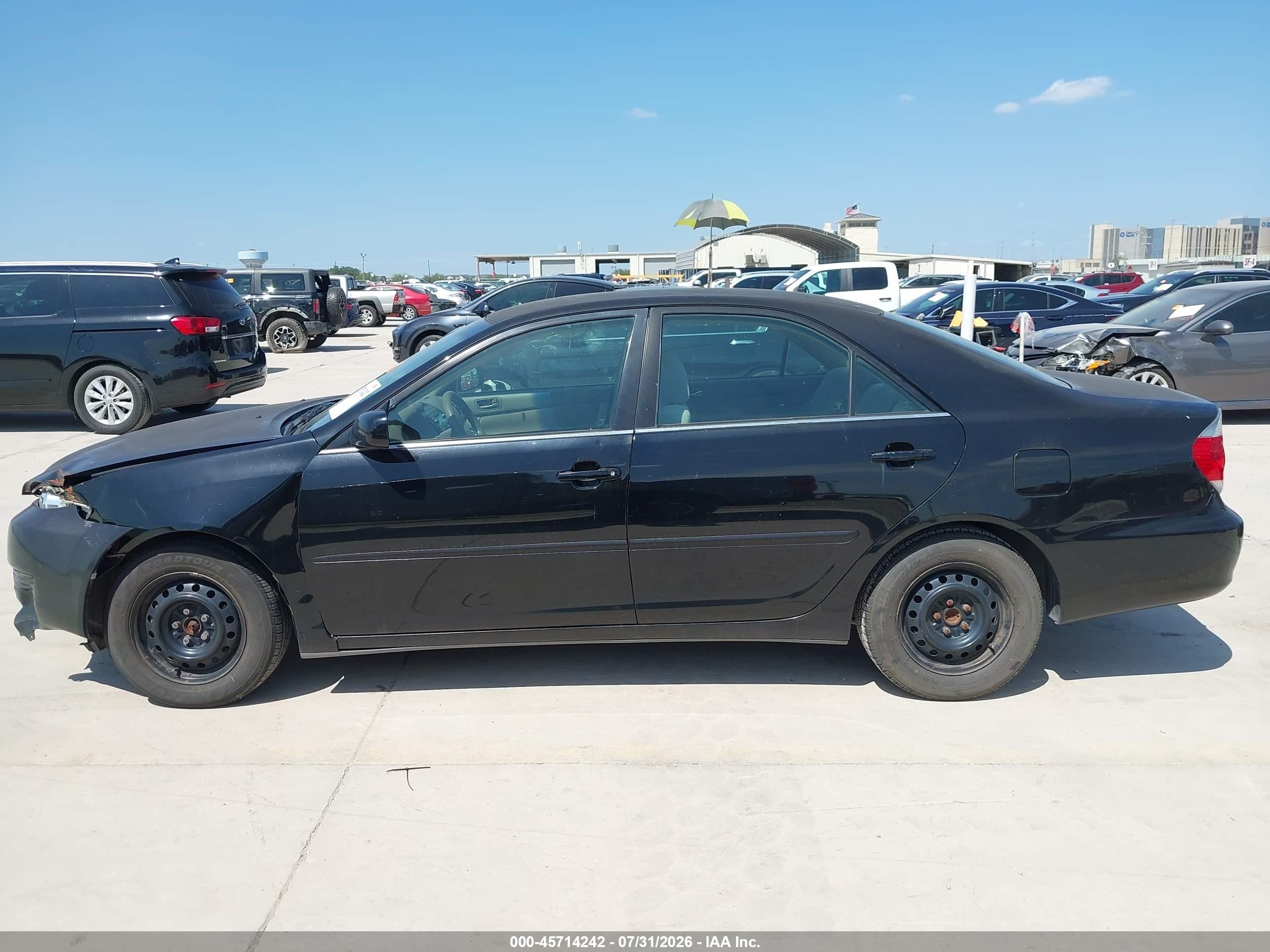 2005 Toyota Camry Le Black vin: 4T1BE32K25U003780