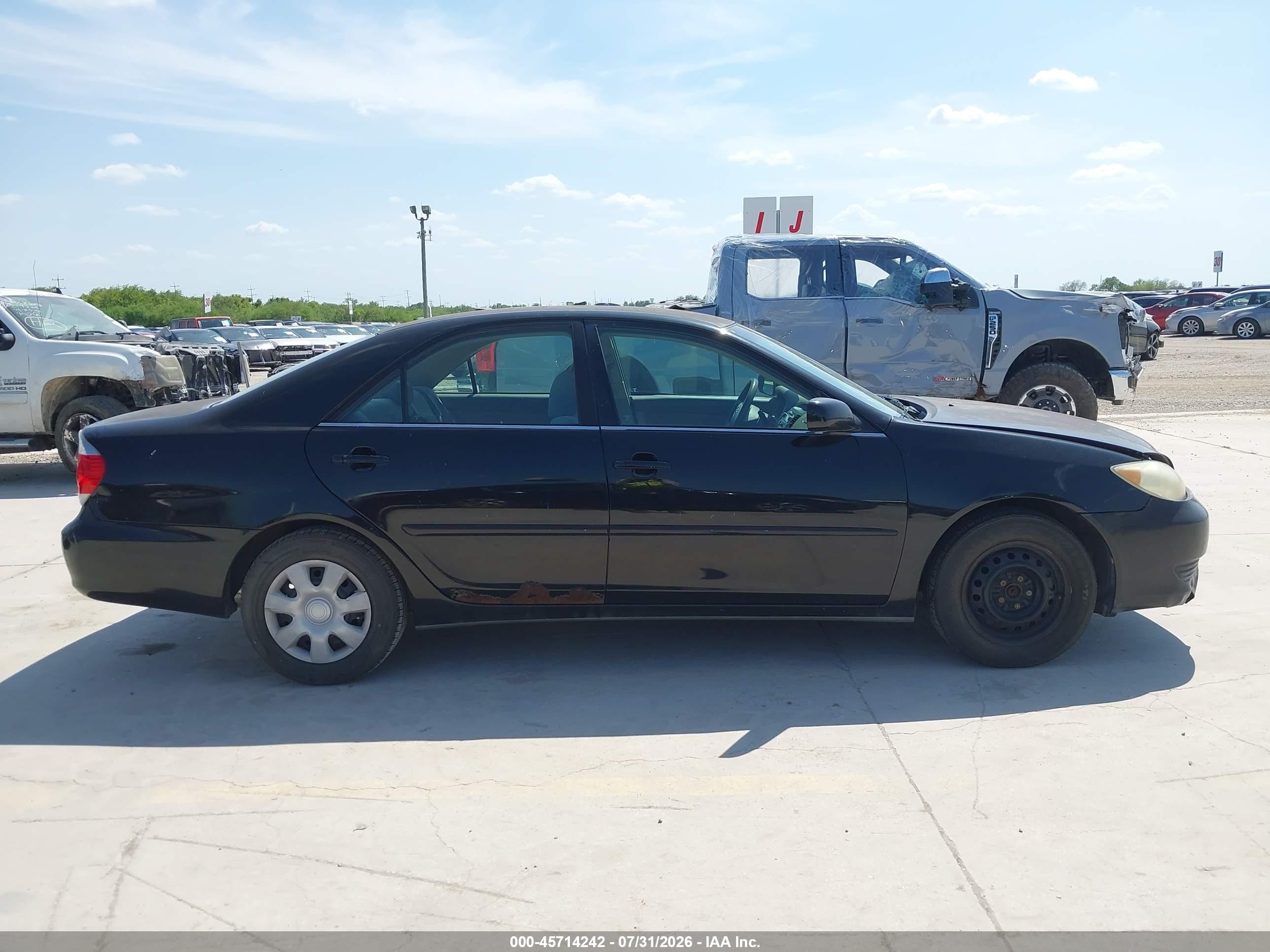 2005 Toyota Camry Le Black vin: 4T1BE32K25U003780