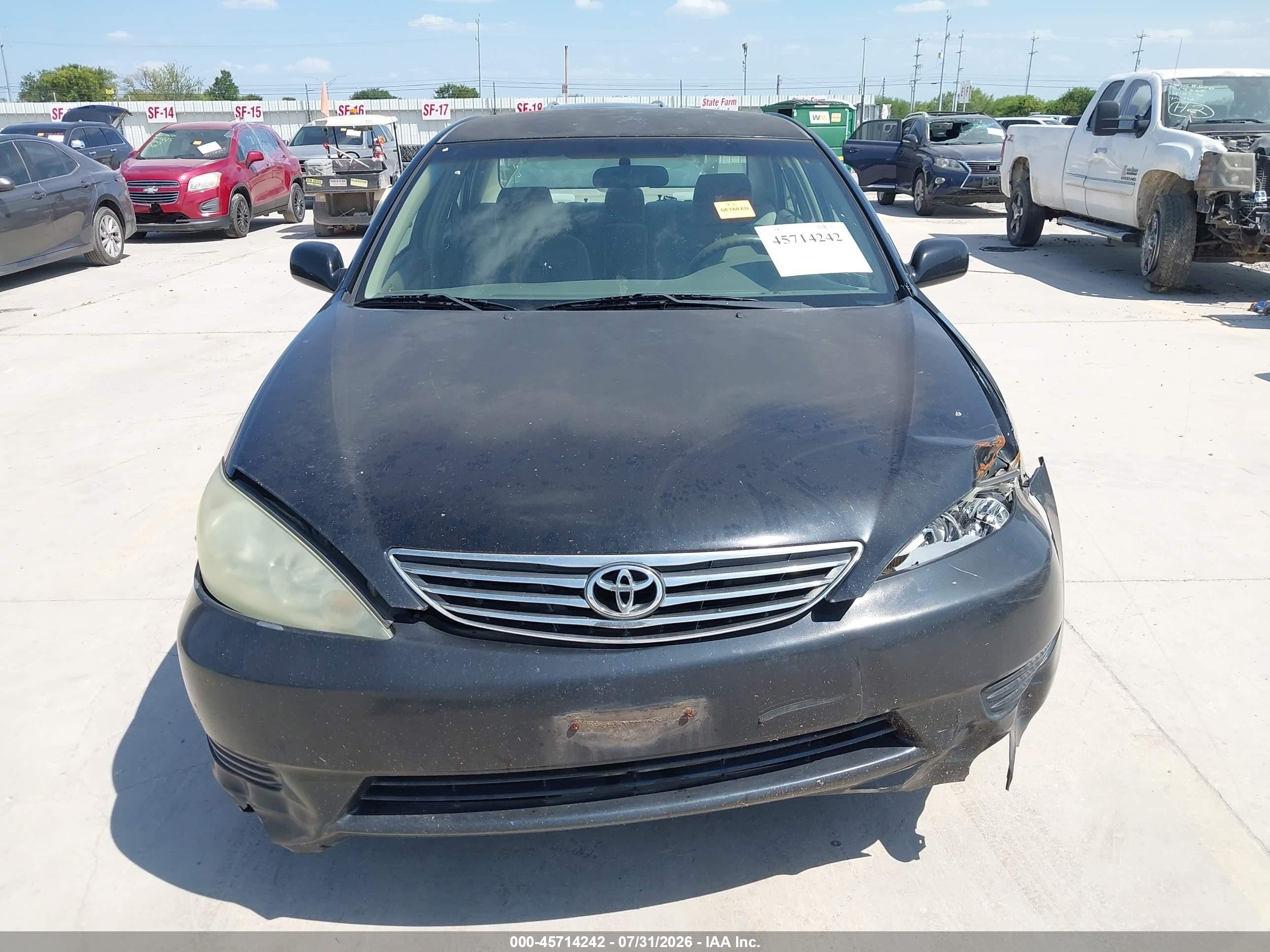 2005 Toyota Camry Le Black vin: 4T1BE32K25U003780