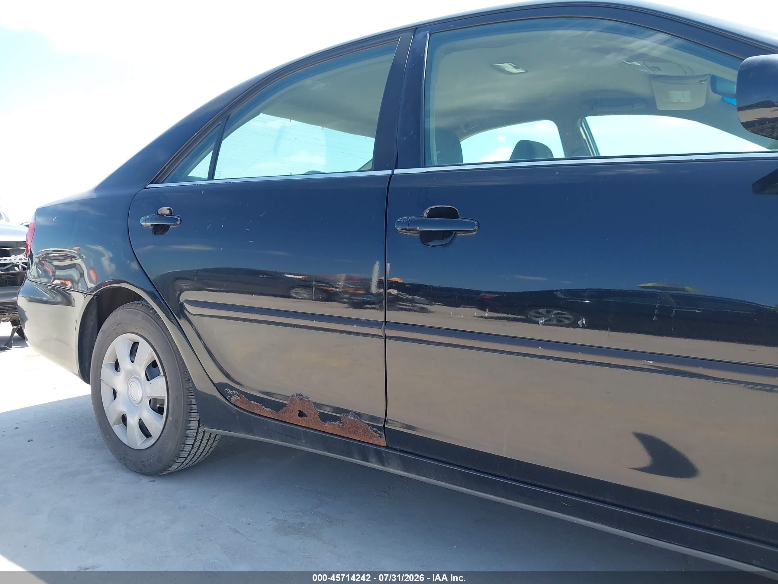 2005 Toyota Camry Le Black vin: 4T1BE32K25U003780
