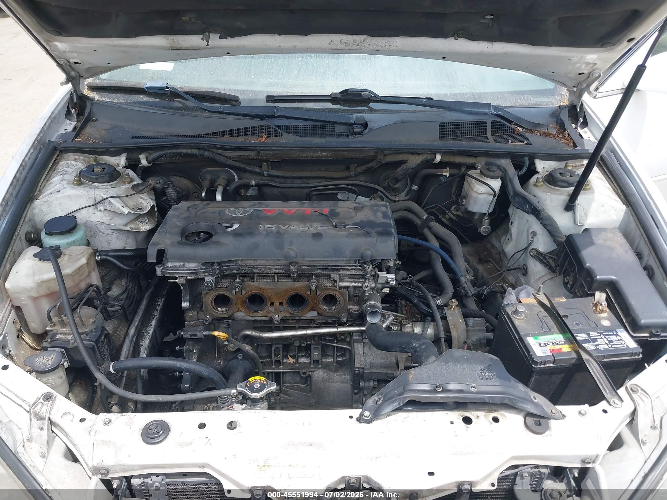 2005 Toyota Camry Le White vin: 4T1BE32K25U025200