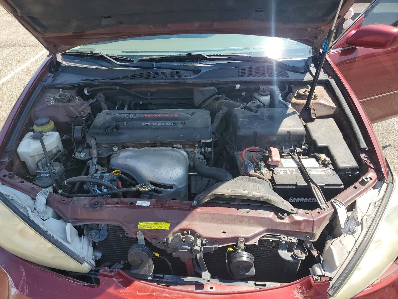 2005 Toyota Camry Xle Burgundy vin: 4T1BE32K25U059704