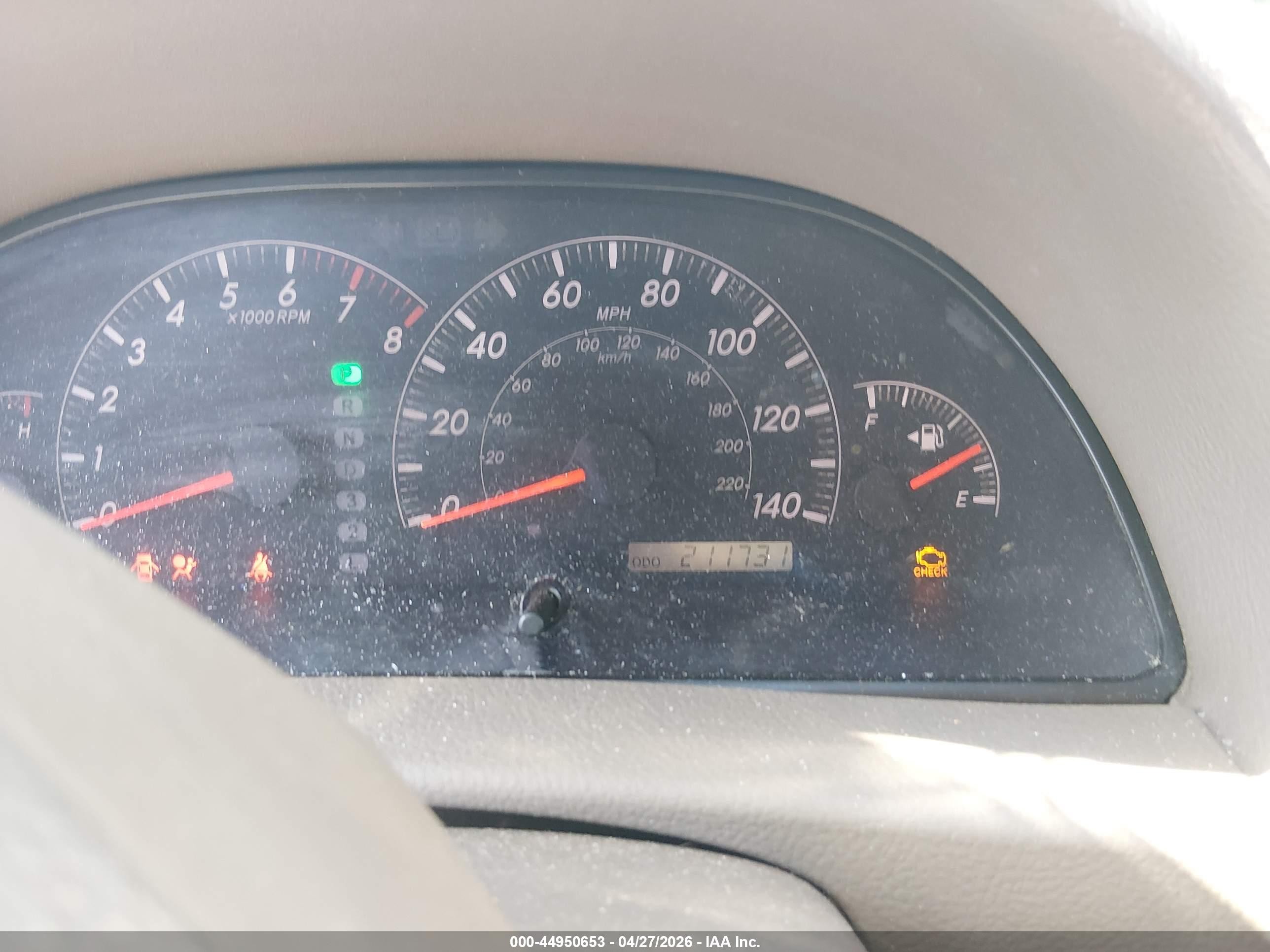 2005 Toyota Camry Le Green vin: 4T1BE32K25U101028