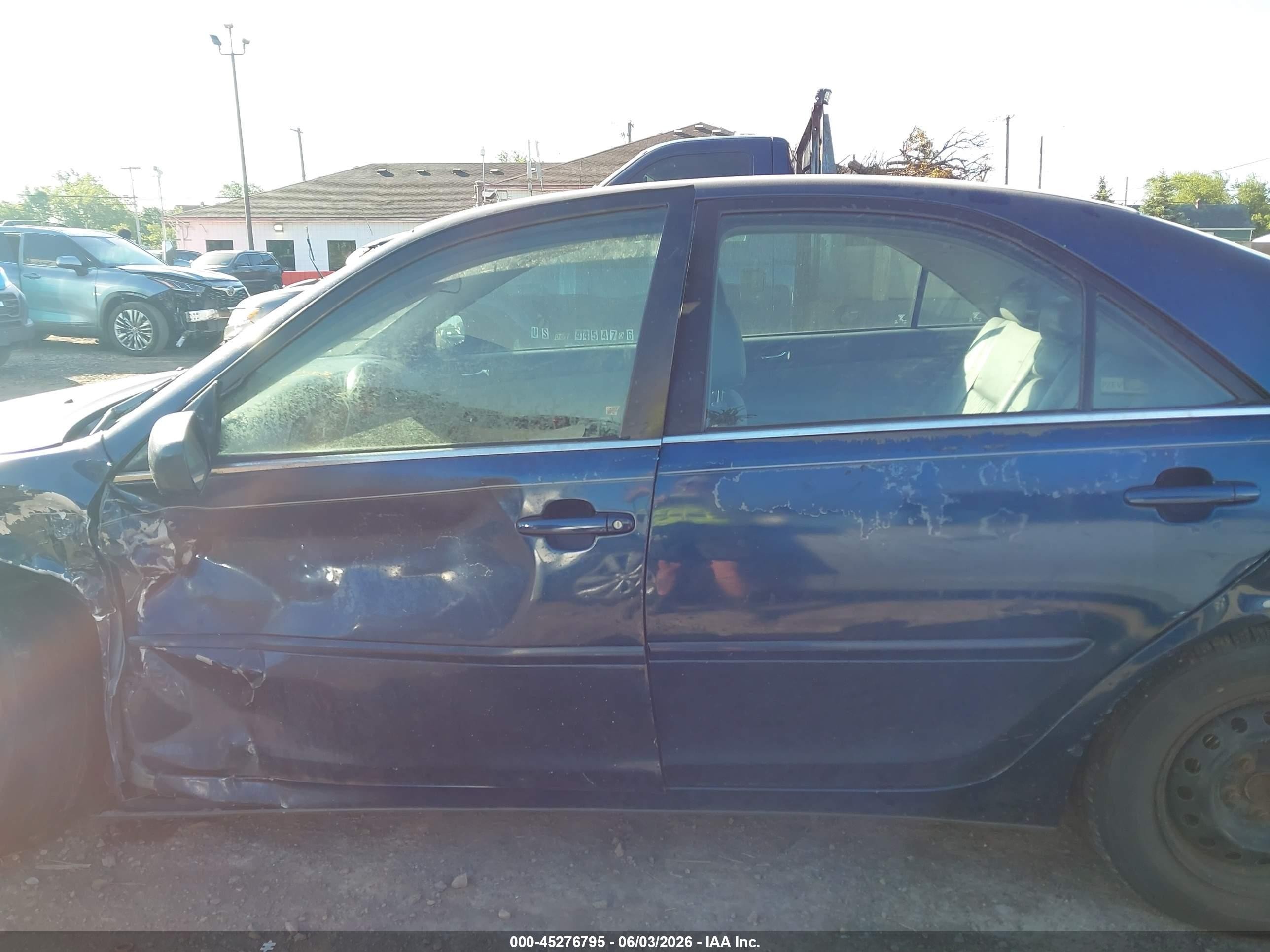2005 Toyota Camry Le Синий vin: 4T1BE32K25U417528