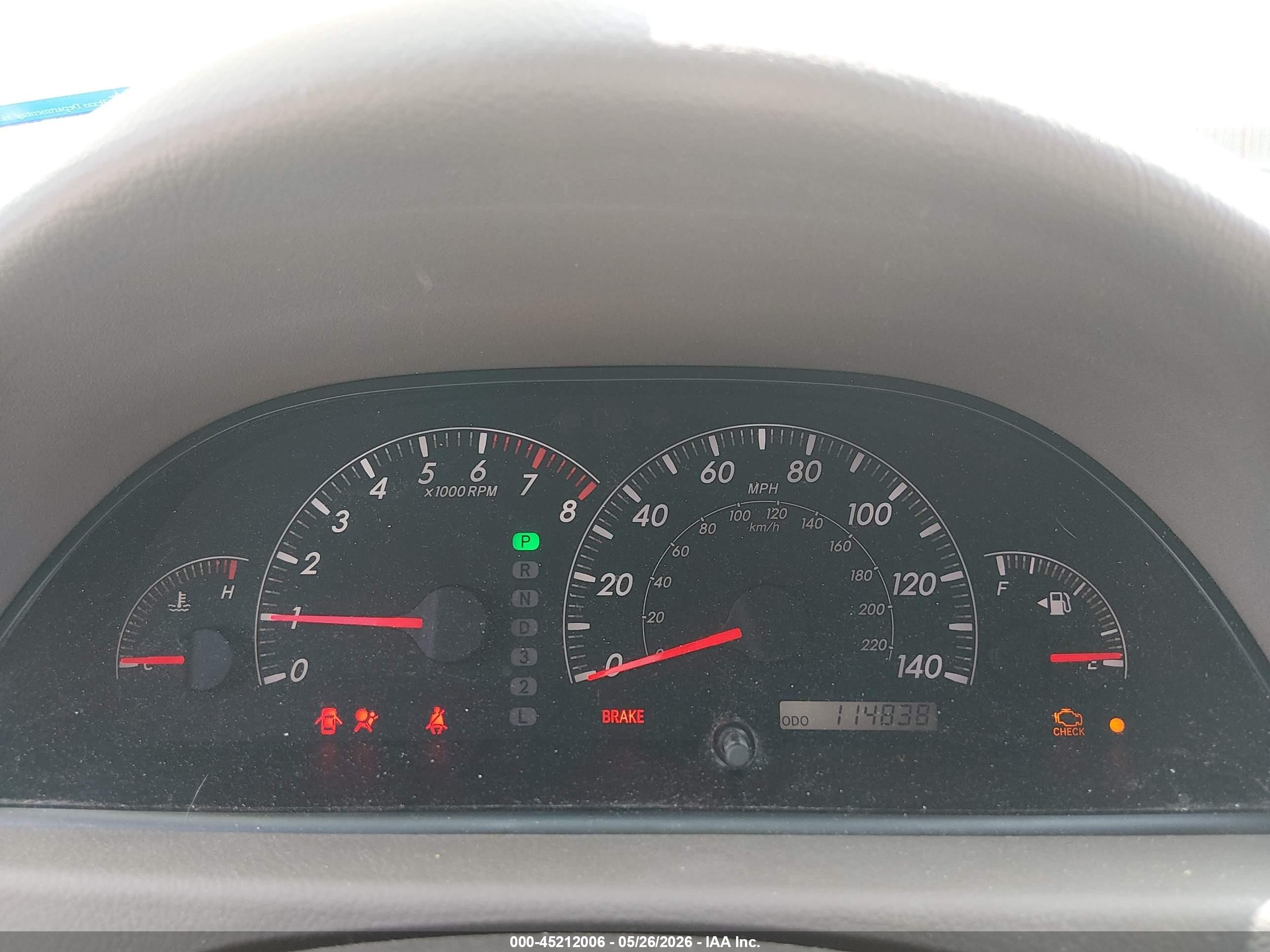 2005 Toyota Camry Le Бежевый vin: 4T1BE32K25U546711