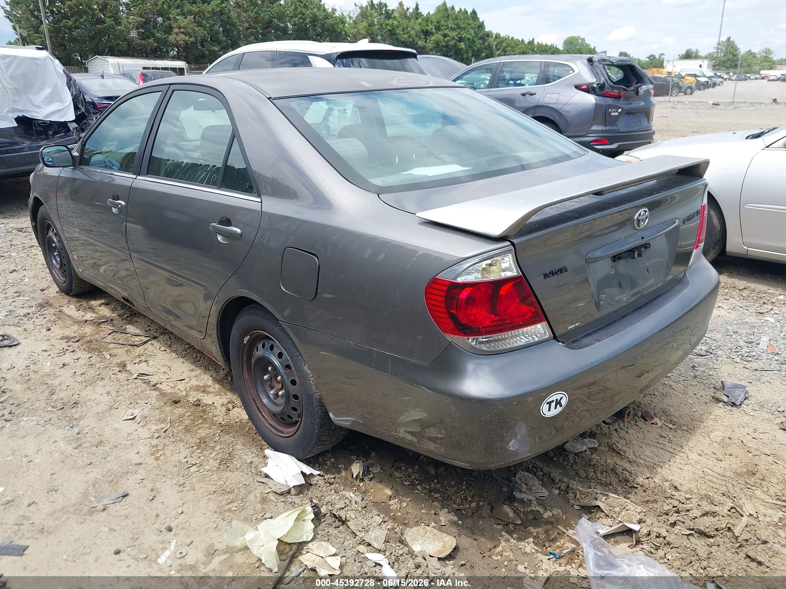 2005 Toyota Camry Se Gray vin: 4T1BE32K25U569373