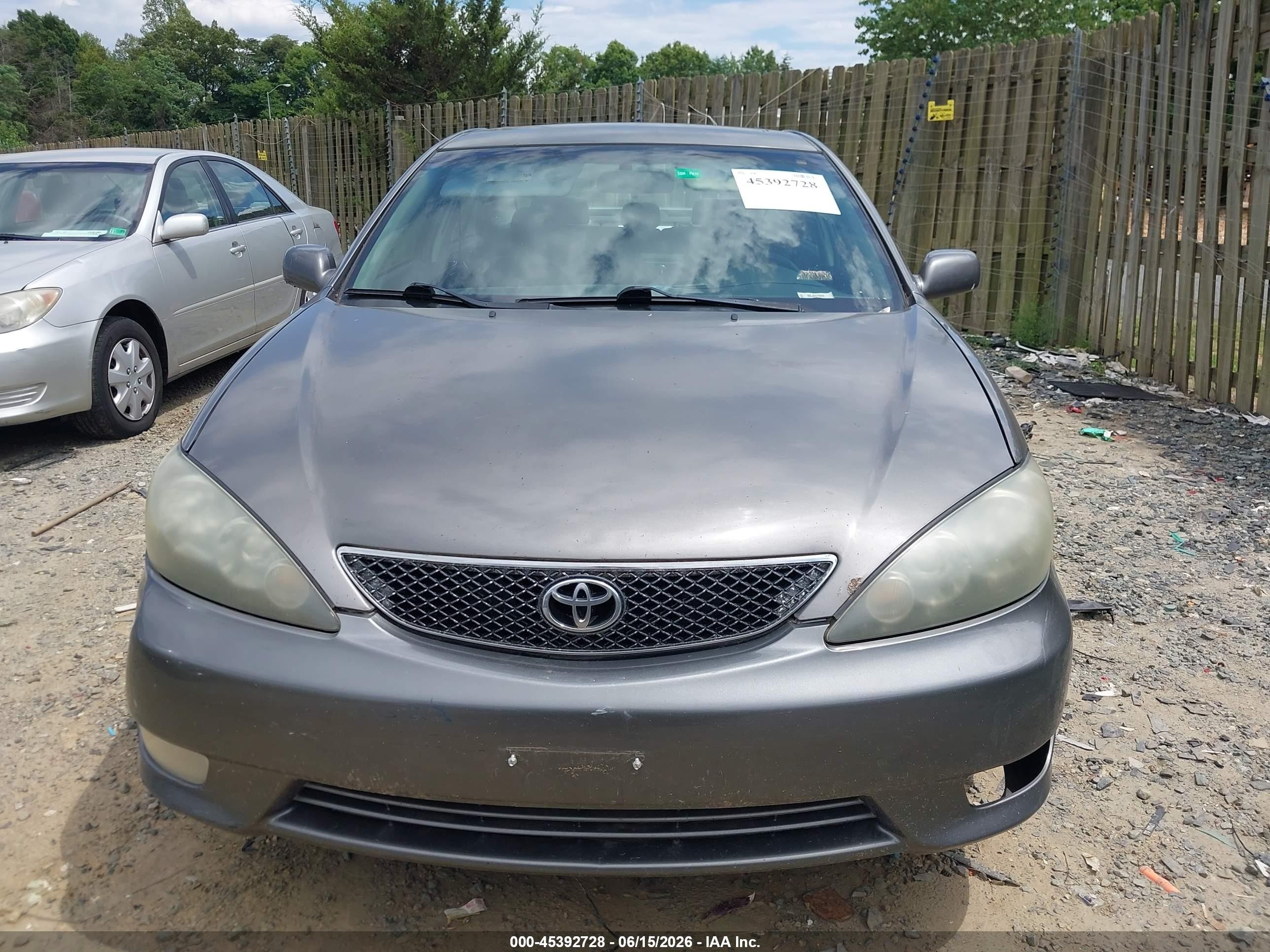 2005 Toyota Camry Se Gray vin: 4T1BE32K25U569373