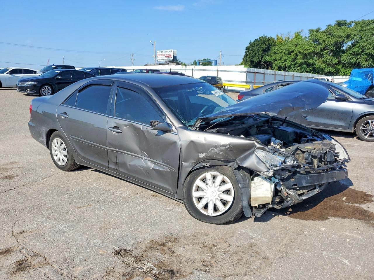 2005 Toyota Camry Le Gray vin: 4T1BE32K25U991143