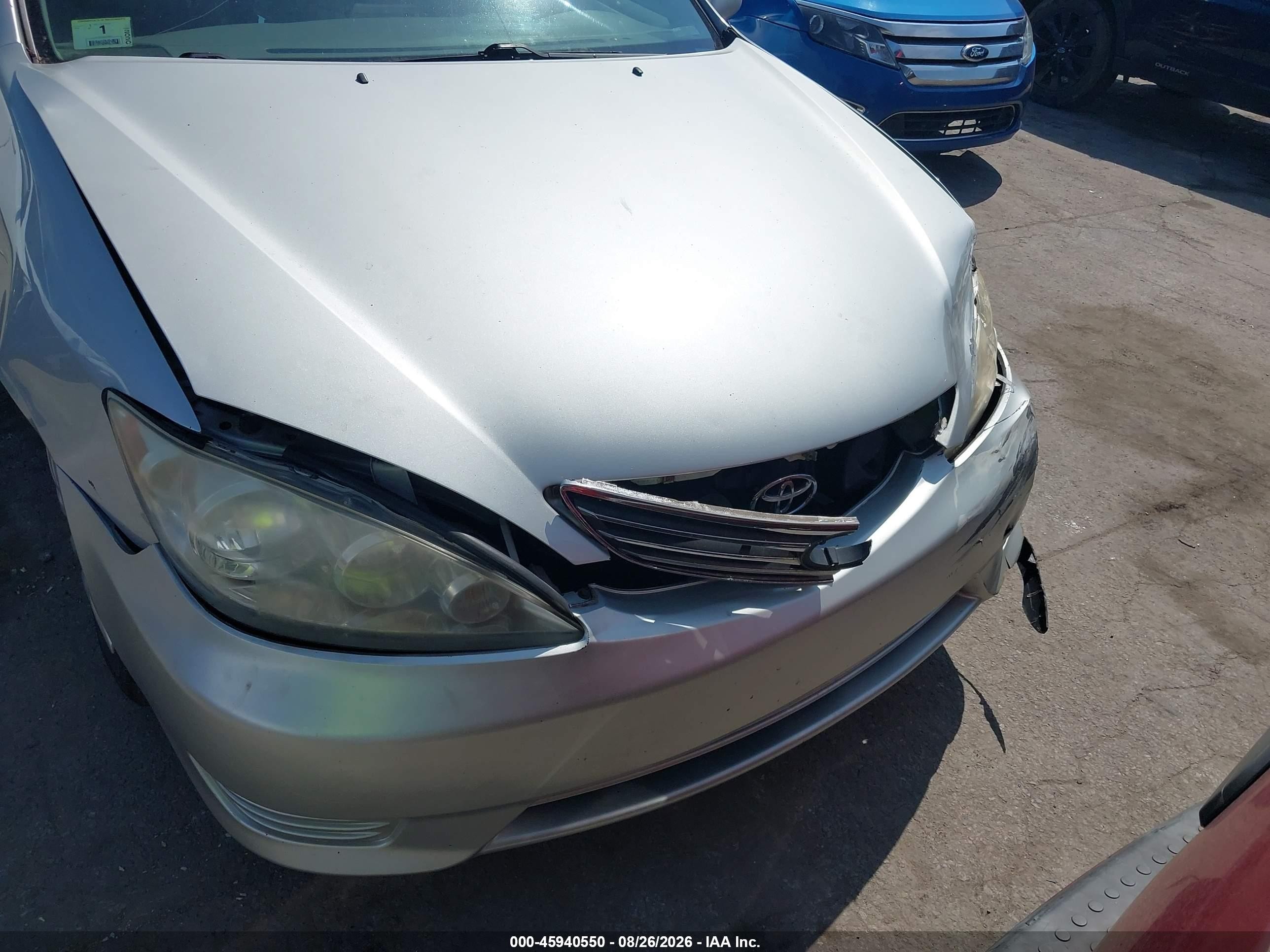 2006 Toyota Camry Le Gray vin: 4T1BE32K26U108353
