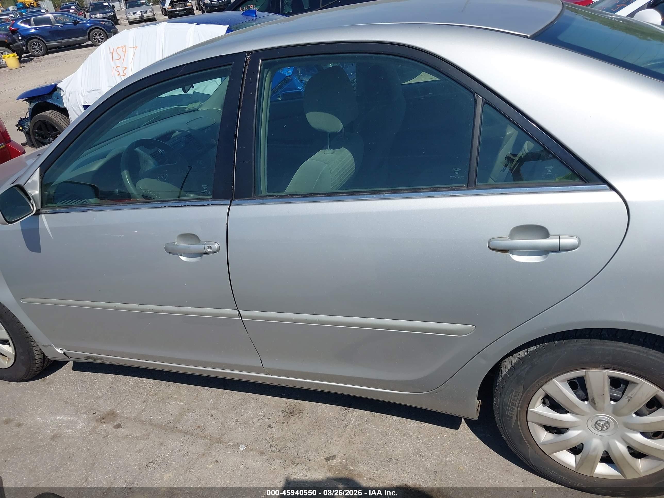 2006 Toyota Camry Le Gray vin: 4T1BE32K26U108353