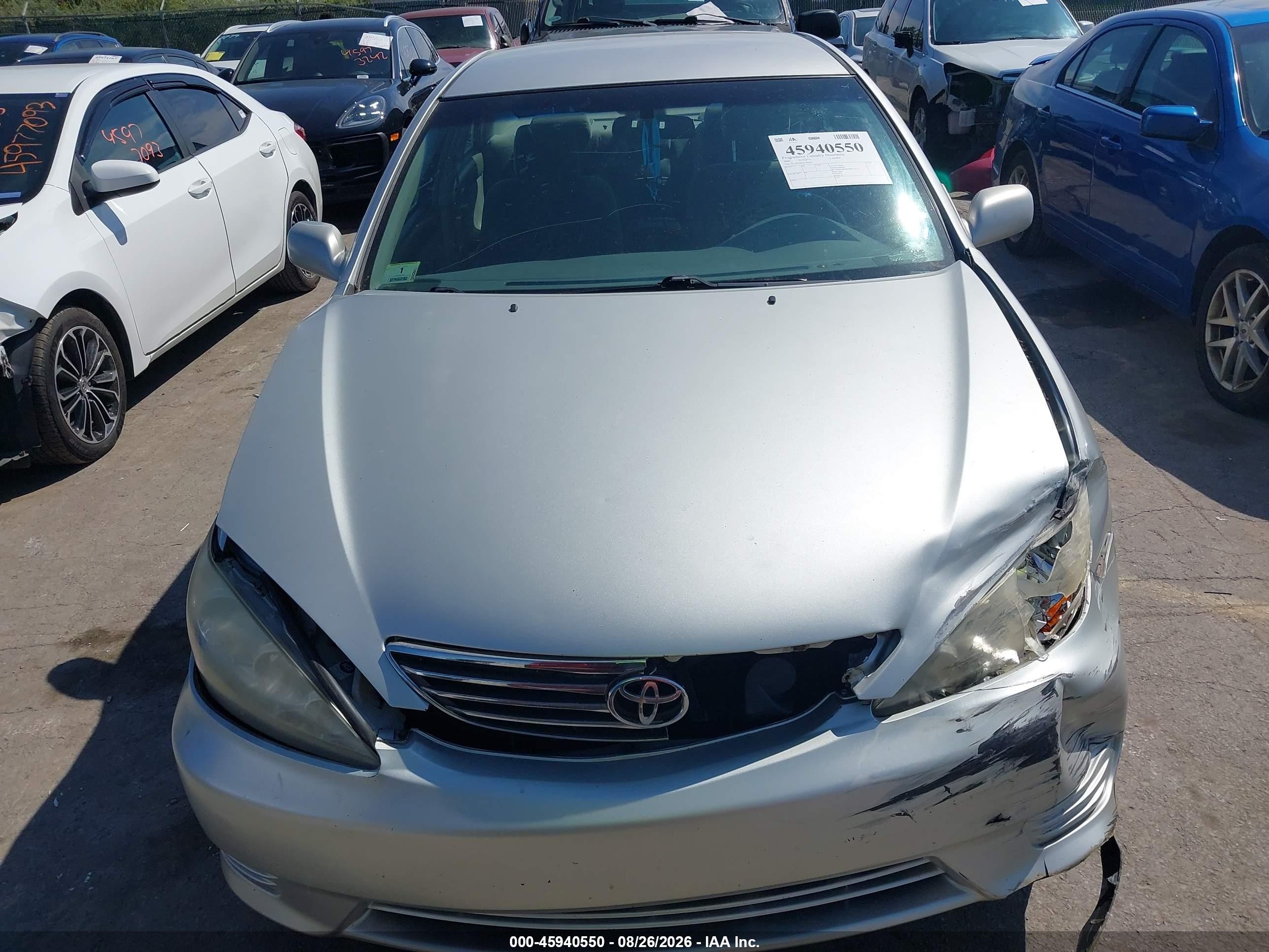 2006 Toyota Camry Le Gray vin: 4T1BE32K26U108353