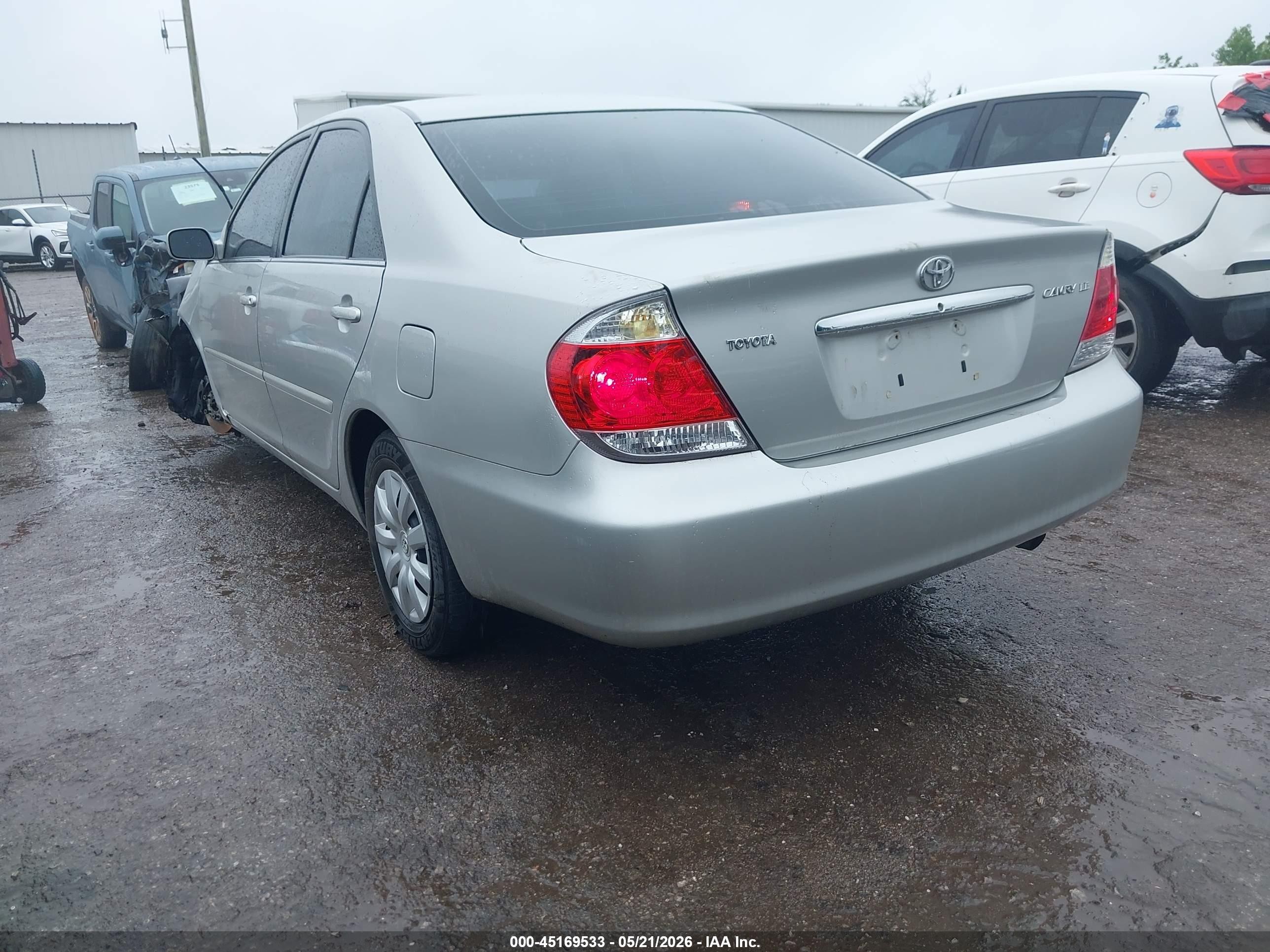 2006 Toyota Camry Le Серебряный vin: 4T1BE32K26U121796