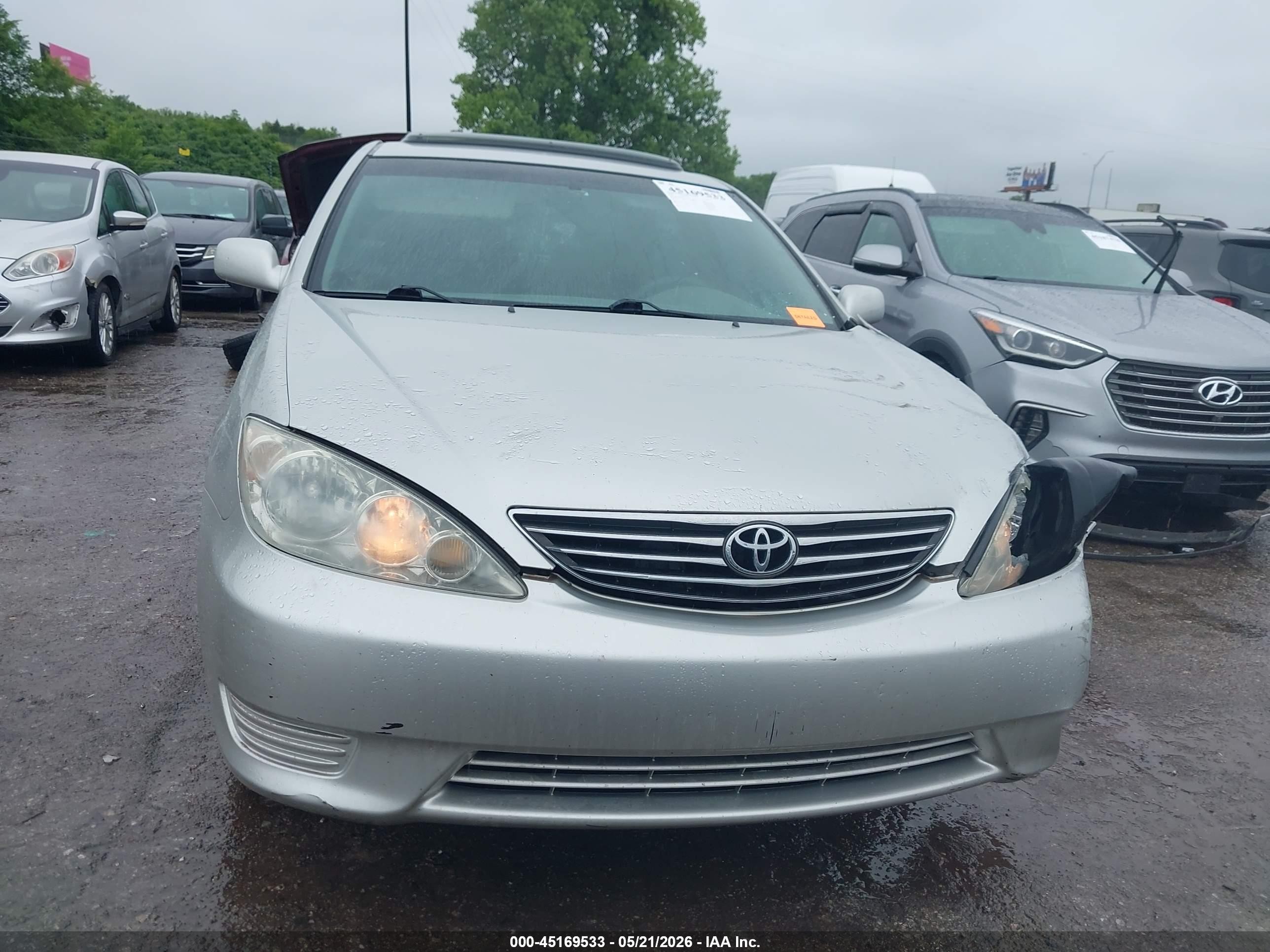 2006 Toyota Camry Le Серебряный vin: 4T1BE32K26U121796