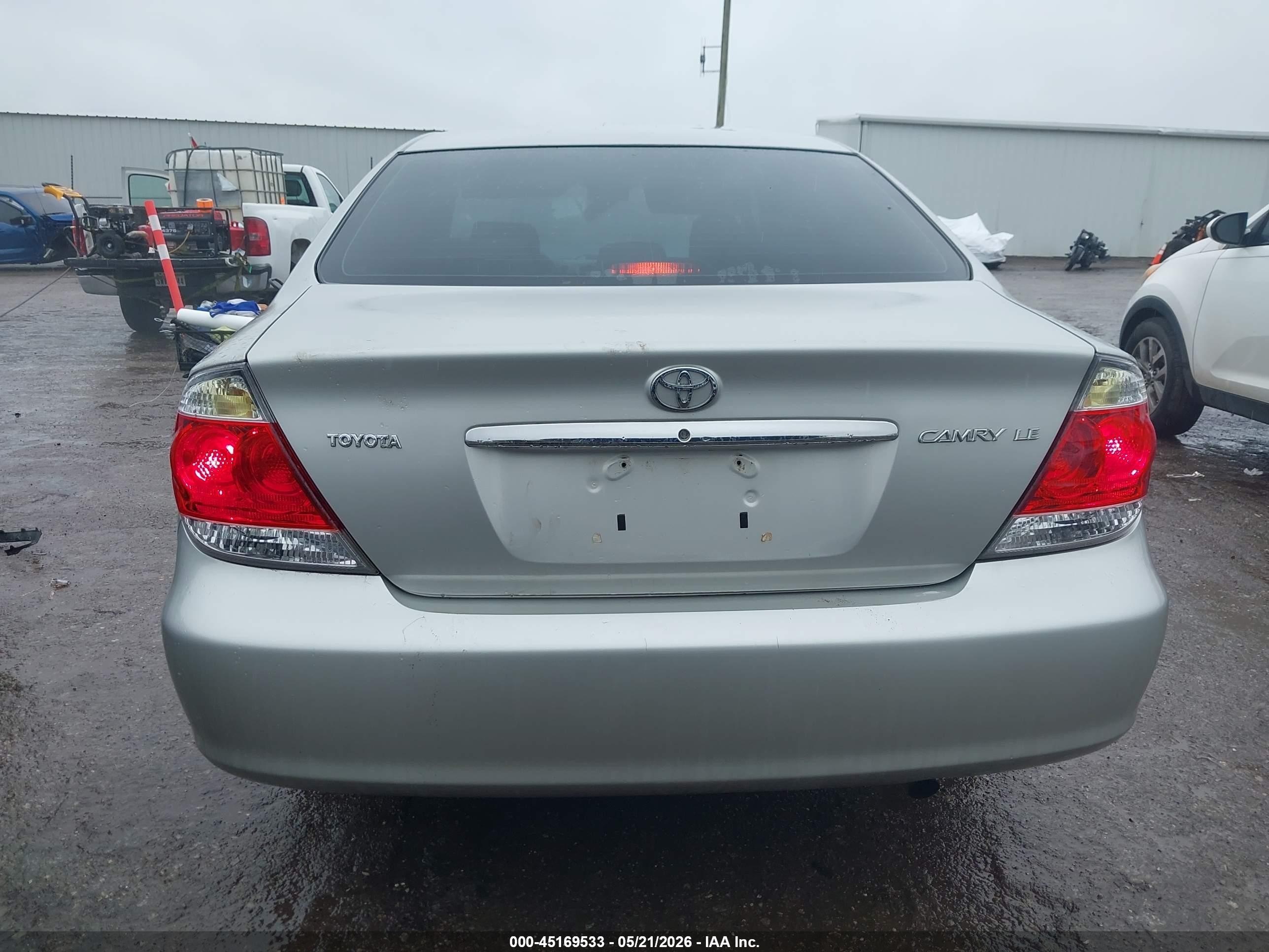 2006 Toyota Camry Le Серебряный vin: 4T1BE32K26U121796