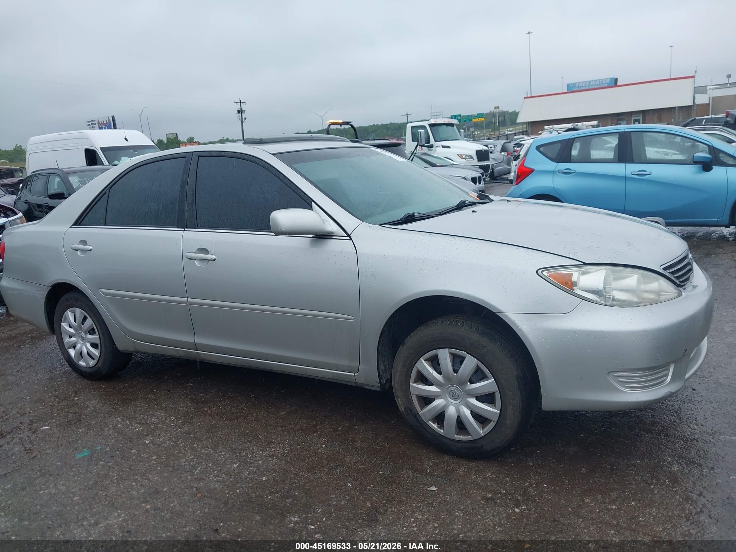2006 Toyota Camry Le Серебряный vin: 4T1BE32K26U121796
