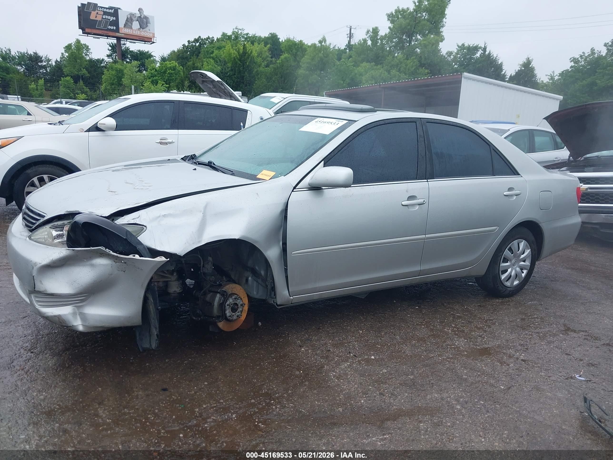 2006 Toyota Camry Le Серебряный vin: 4T1BE32K26U121796