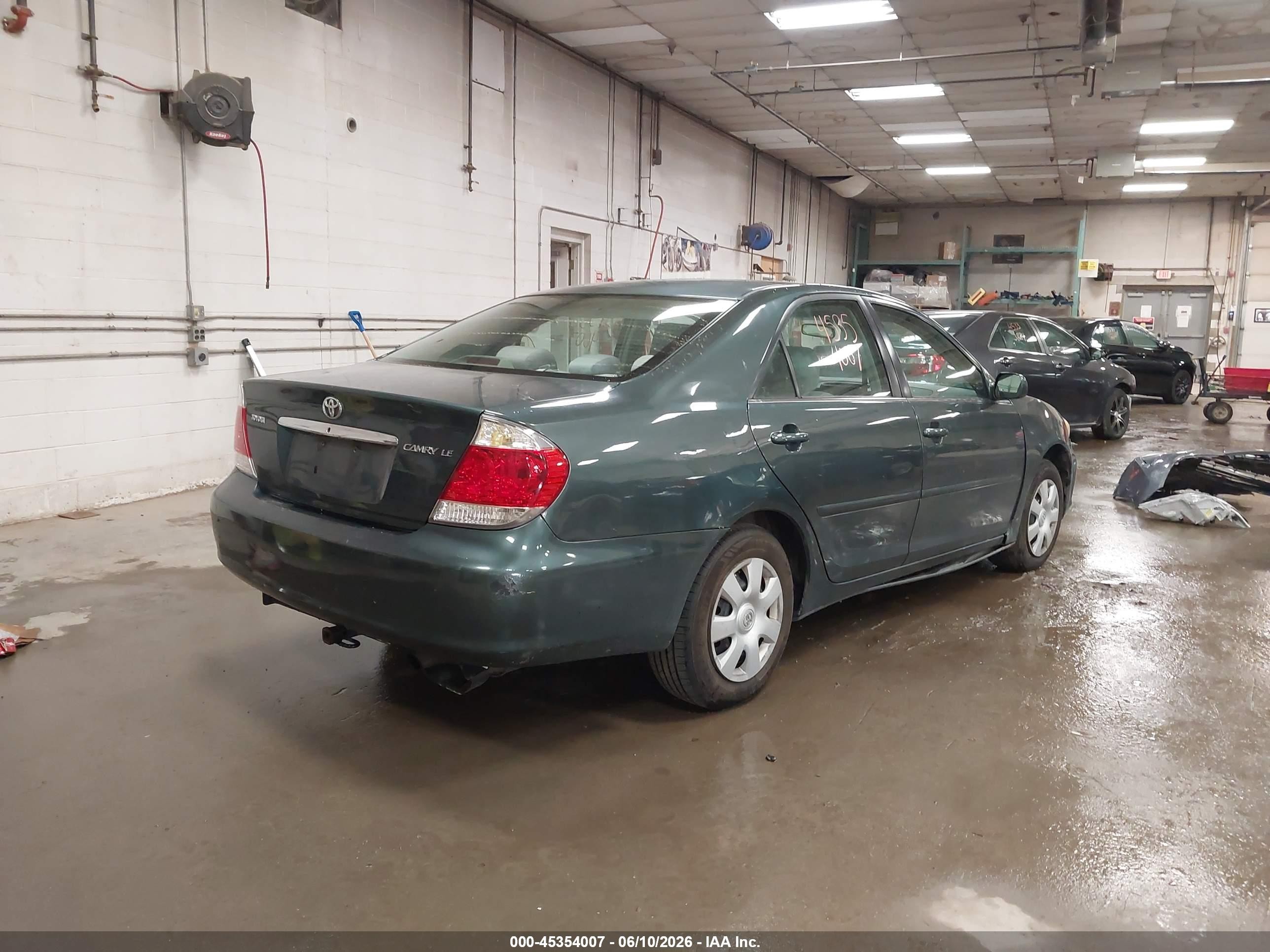2006 Toyota Camry Le Green vin: 4T1BE32K26U145130