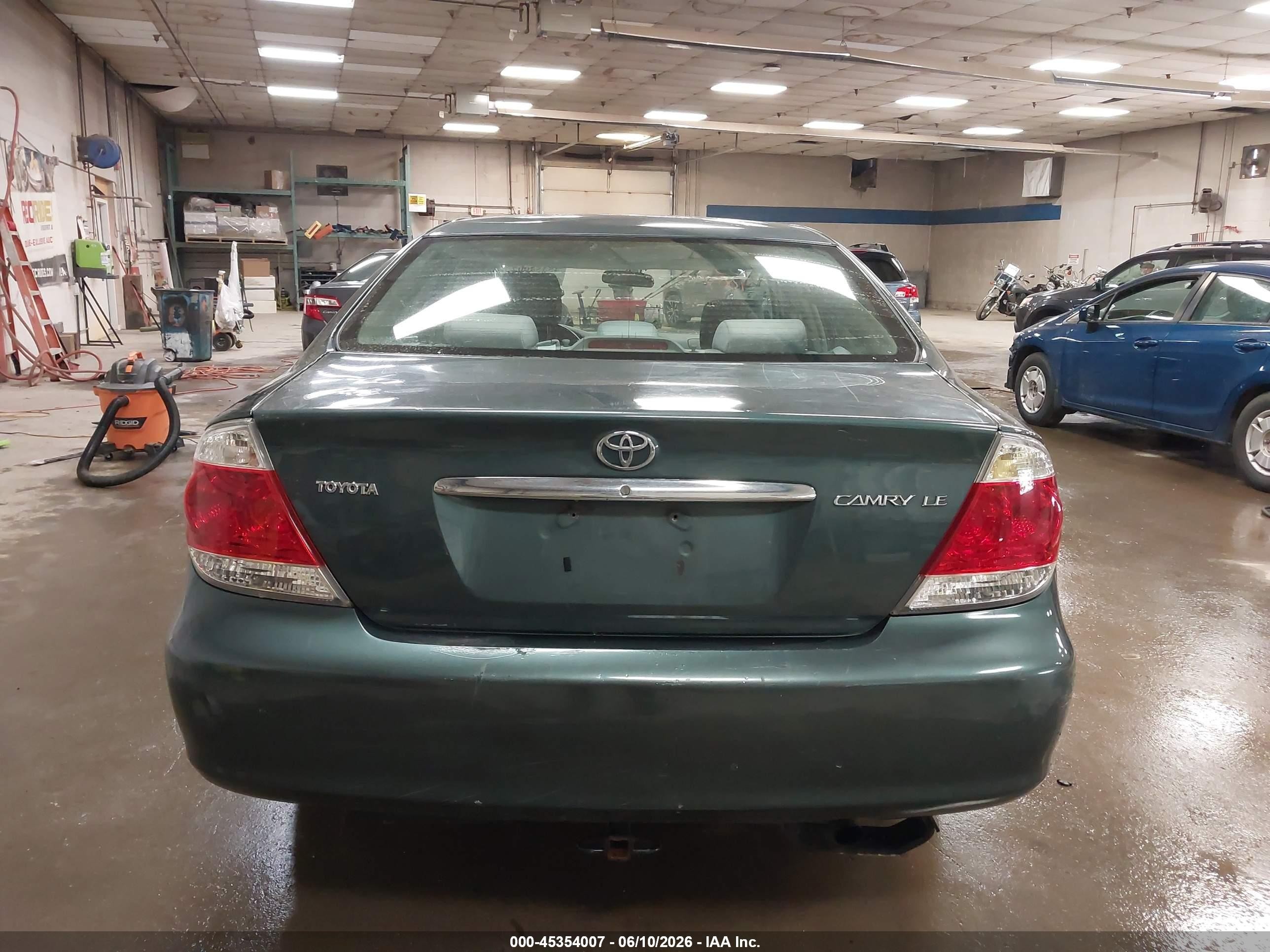 2006 Toyota Camry Le Green vin: 4T1BE32K26U145130
