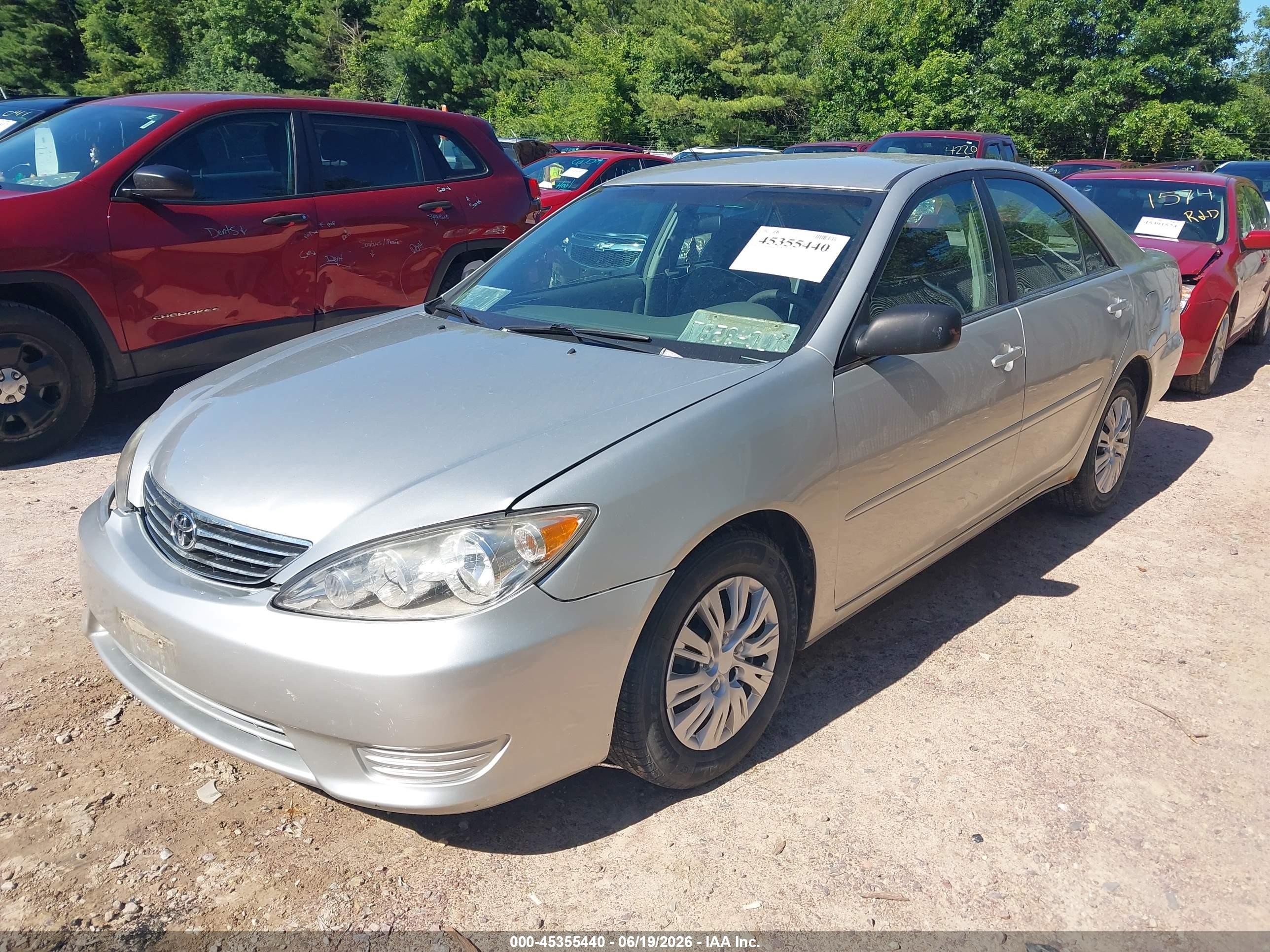 2006 Toyota Camry Std Silver vin: 4T1BE32K26U656014