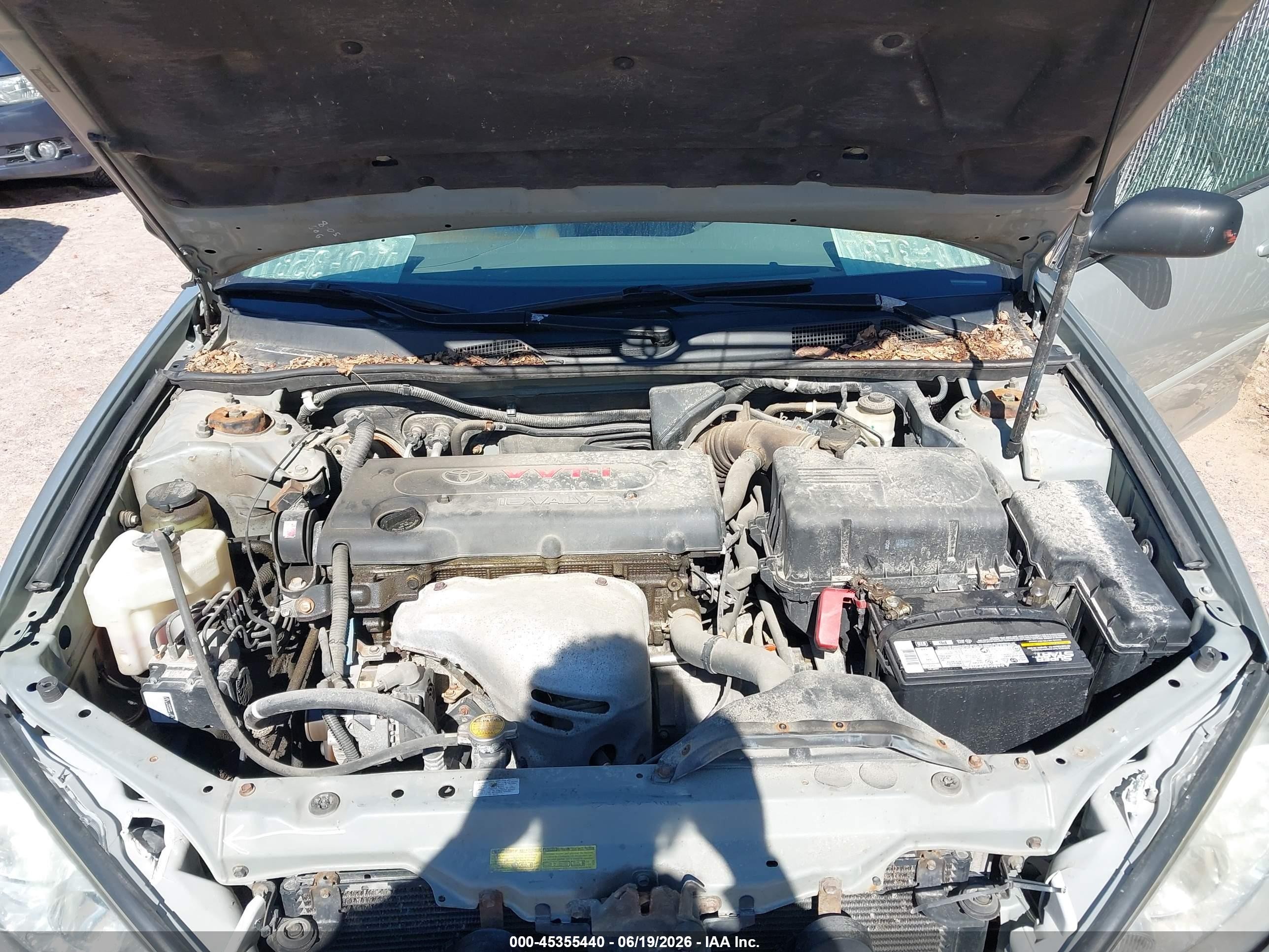 2006 Toyota Camry Std Silver vin: 4T1BE32K26U656014