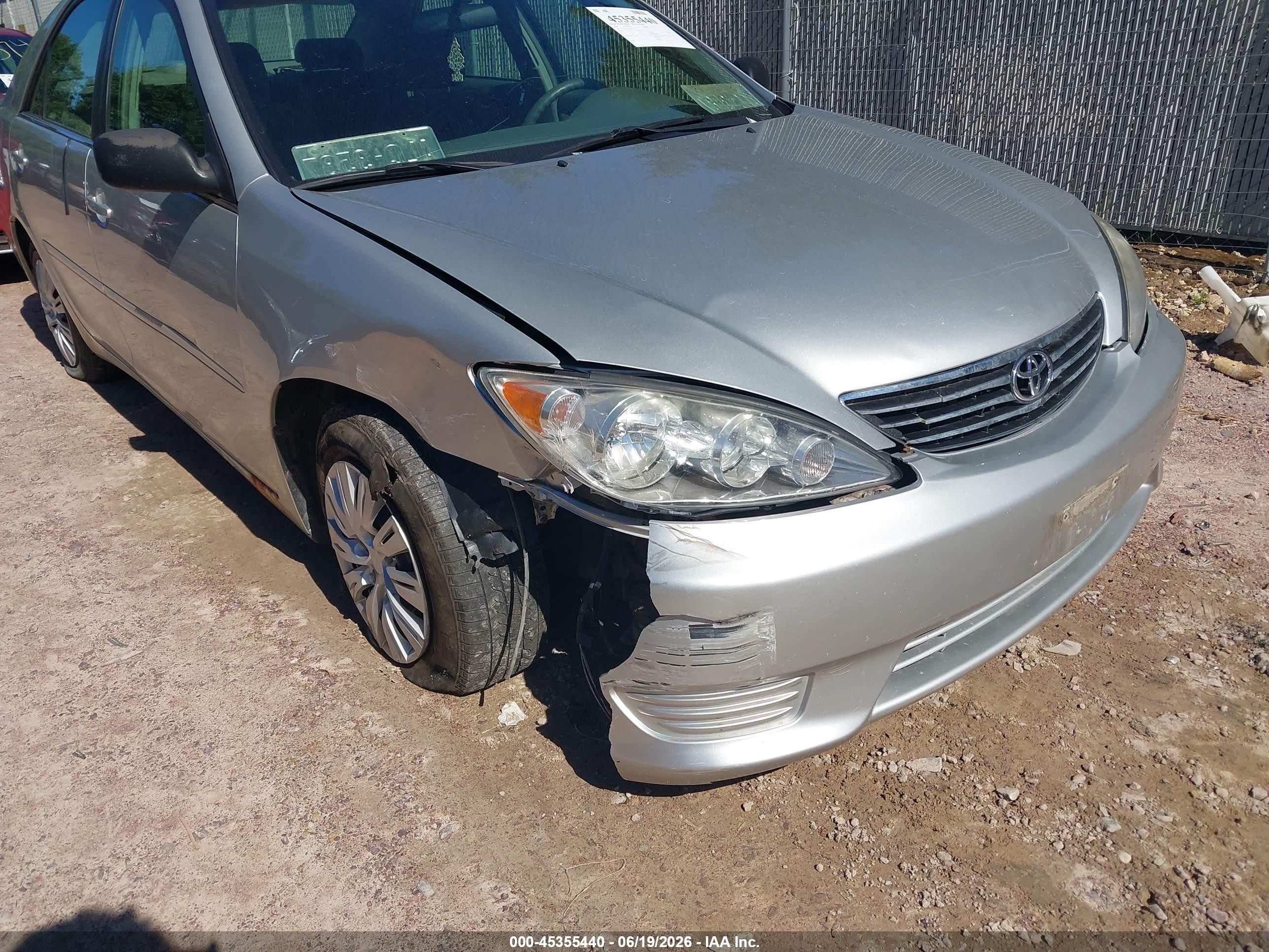 2006 Toyota Camry Std Silver vin: 4T1BE32K26U656014