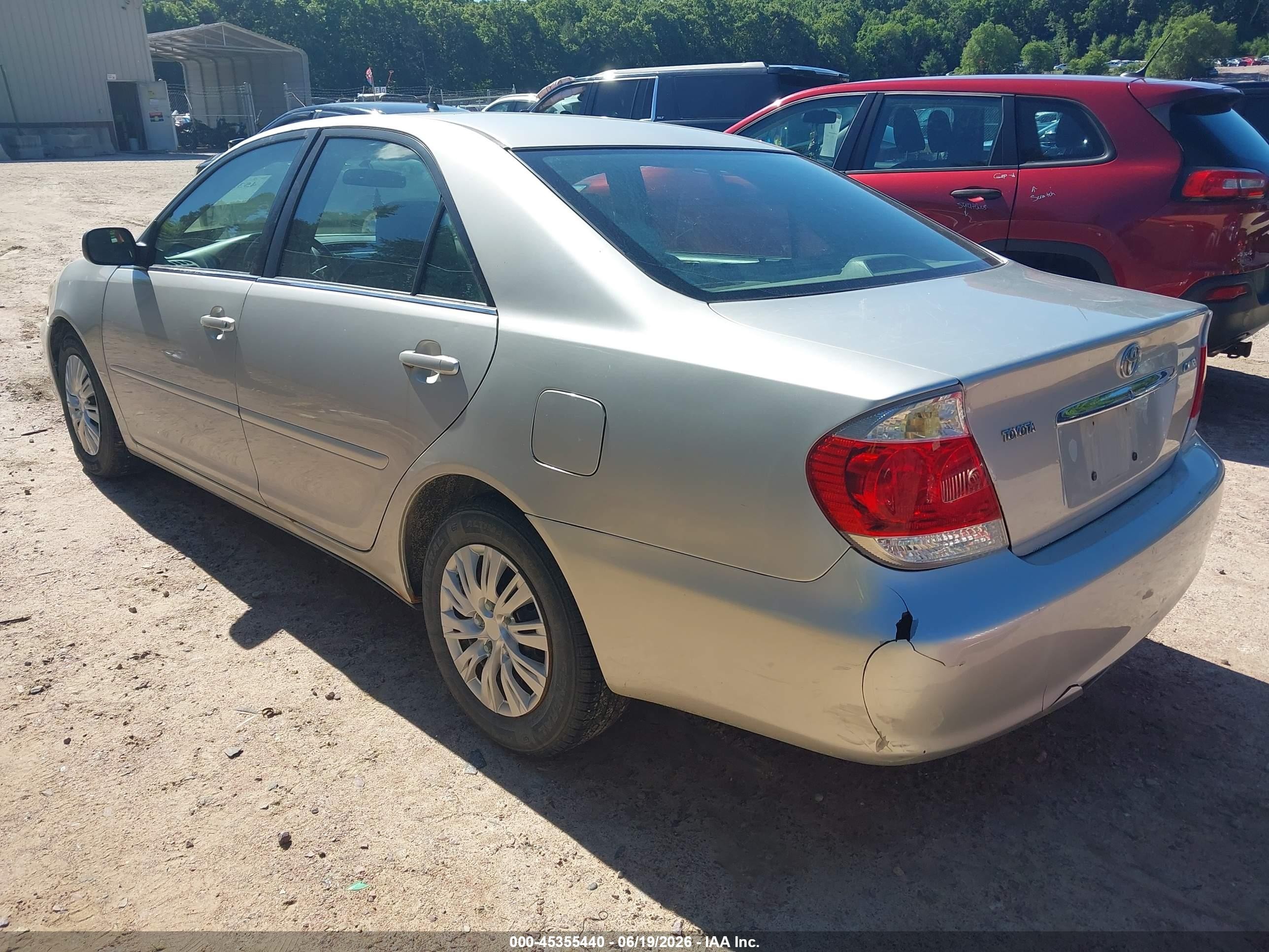 2006 Toyota Camry Std Silver vin: 4T1BE32K26U656014