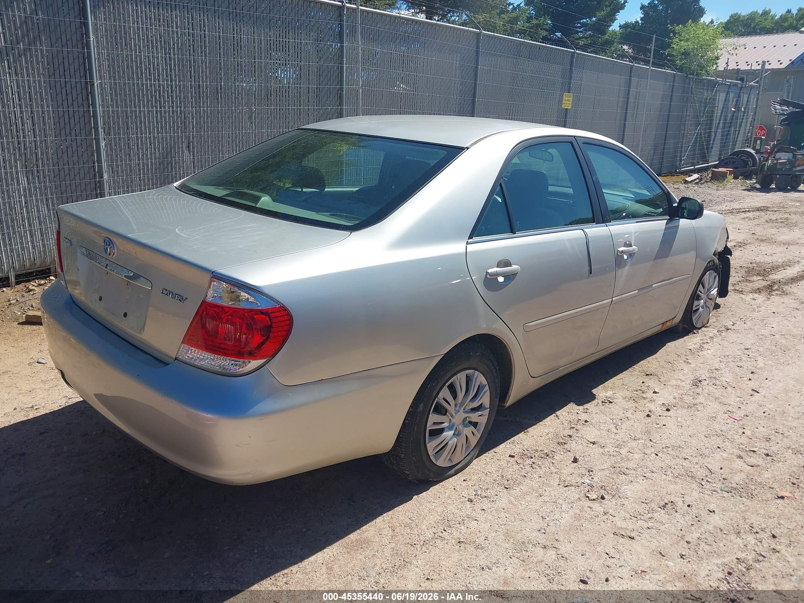 2006 Toyota Camry Std Silver vin: 4T1BE32K26U656014
