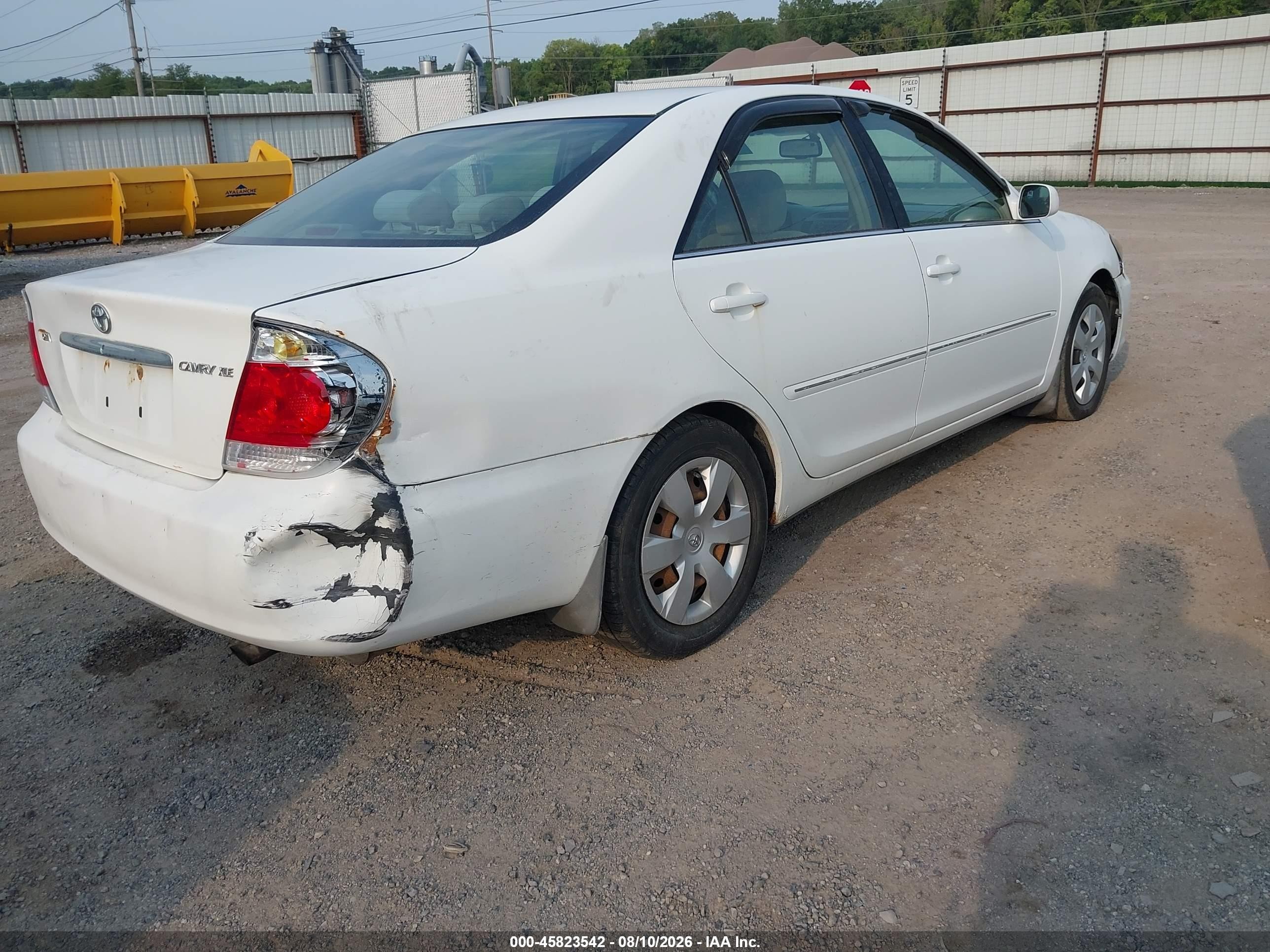 2006 Toyota Camry Xle White vin: 4T1BE32K26U689028