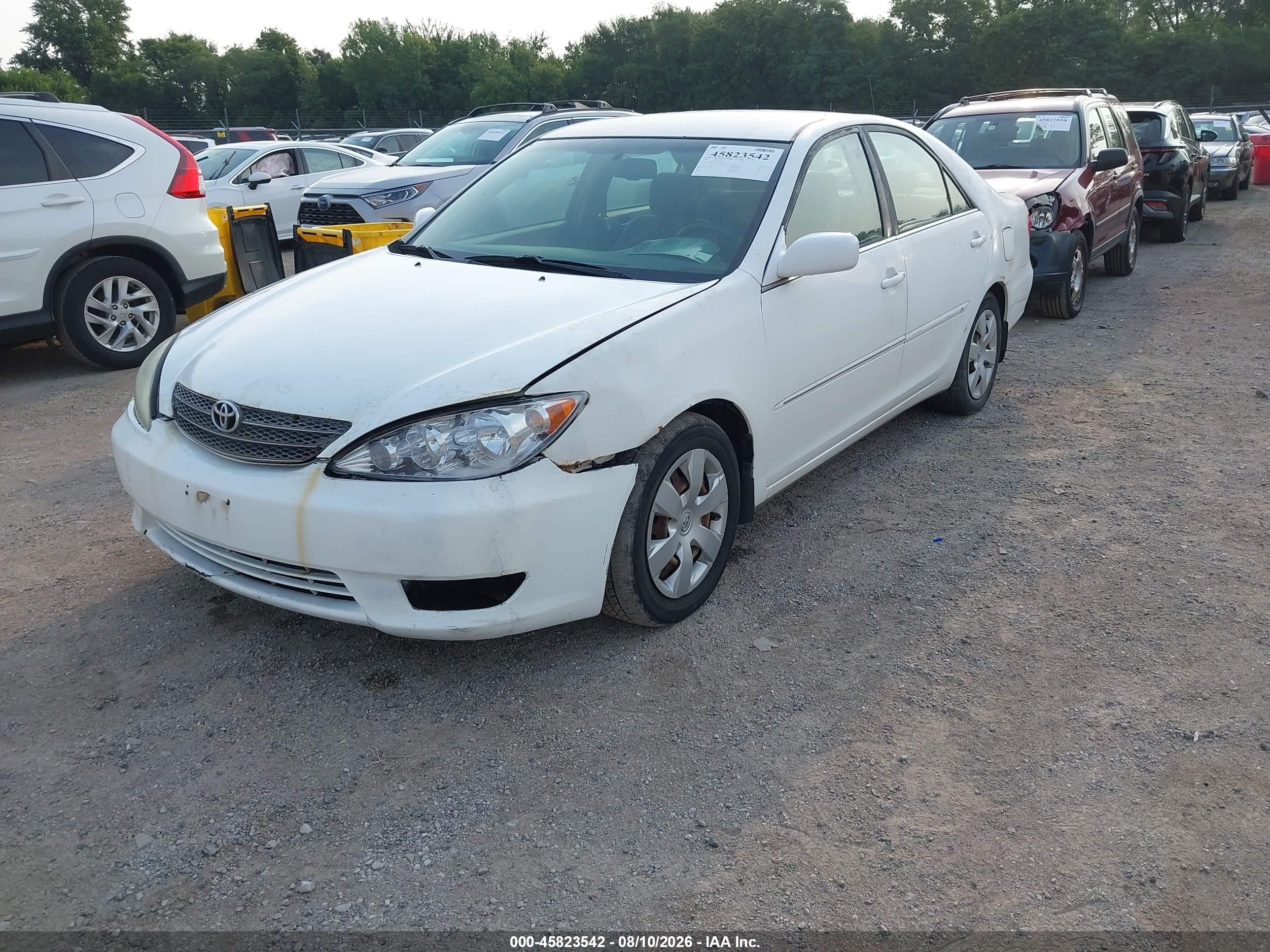 2006 Toyota Camry Xle White vin: 4T1BE32K26U689028