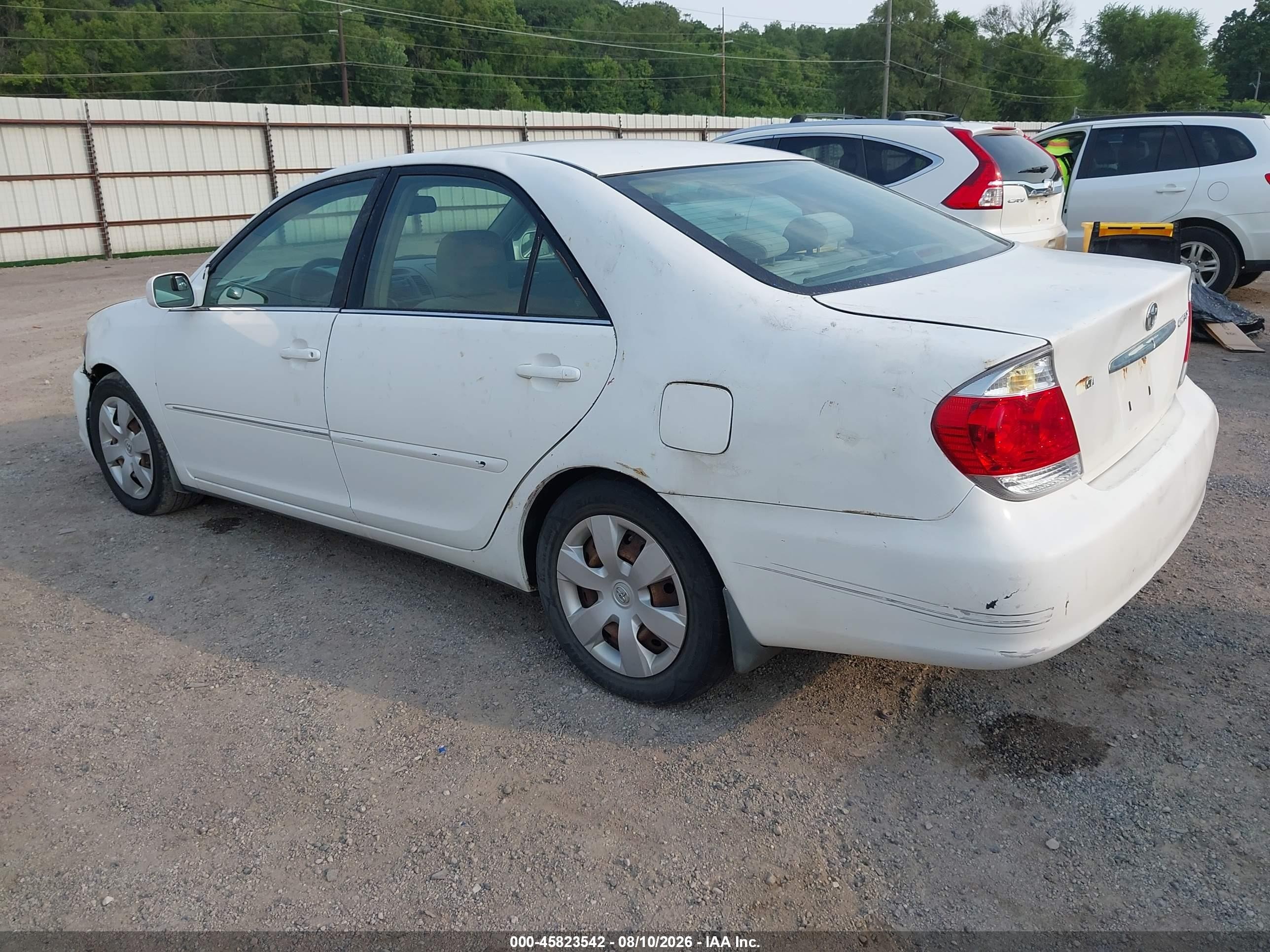 2006 Toyota Camry Xle White vin: 4T1BE32K26U689028