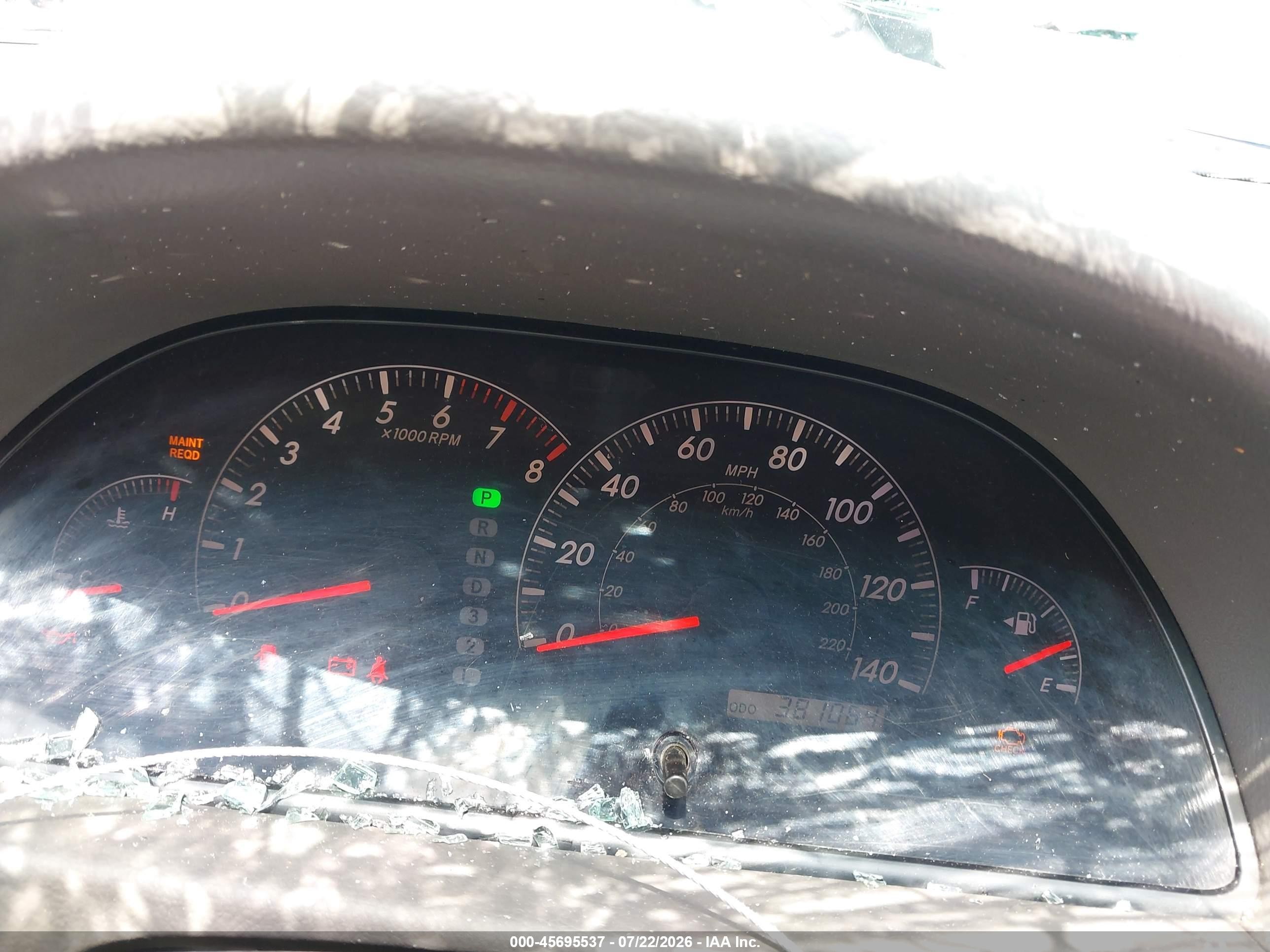2006 Toyota Camry Le Blue vin: 4T1BE32K26U691443