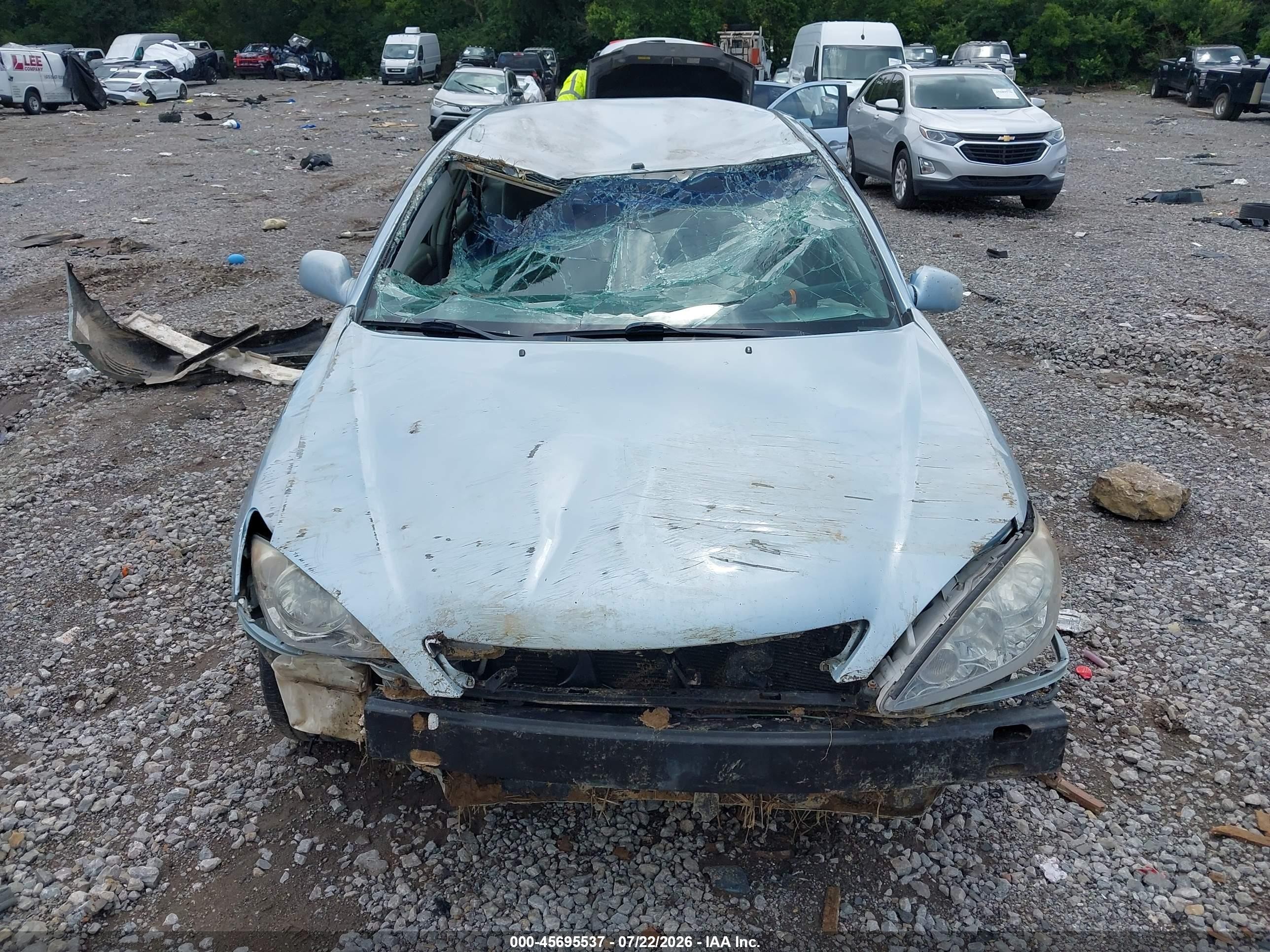 2006 Toyota Camry Le Blue vin: 4T1BE32K26U691443