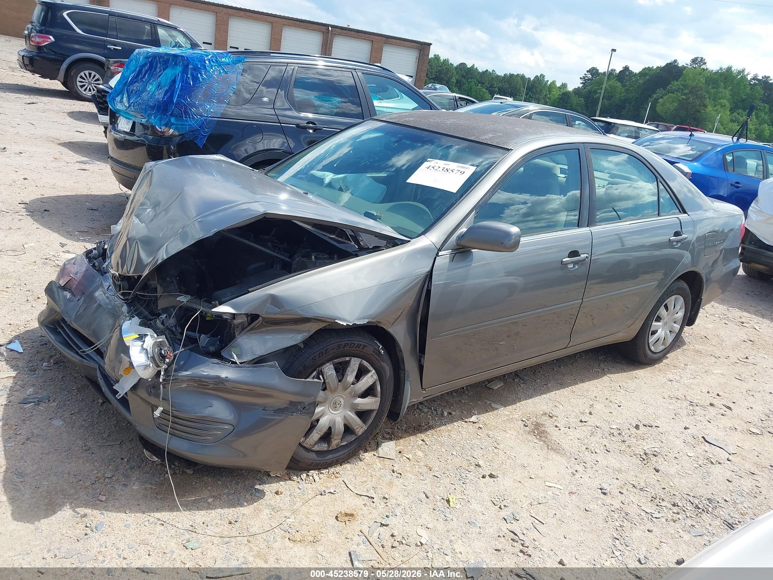 2006 Toyota Camry Le Gray vin: 4T1BE32K26U738499